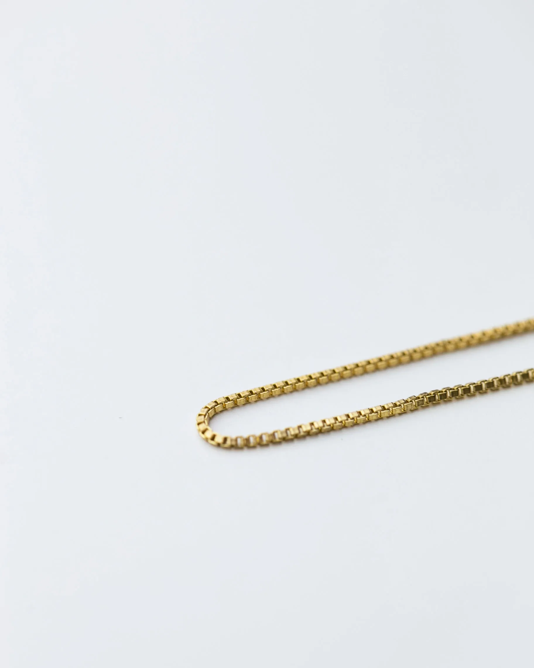 14k Box Chain Necklace