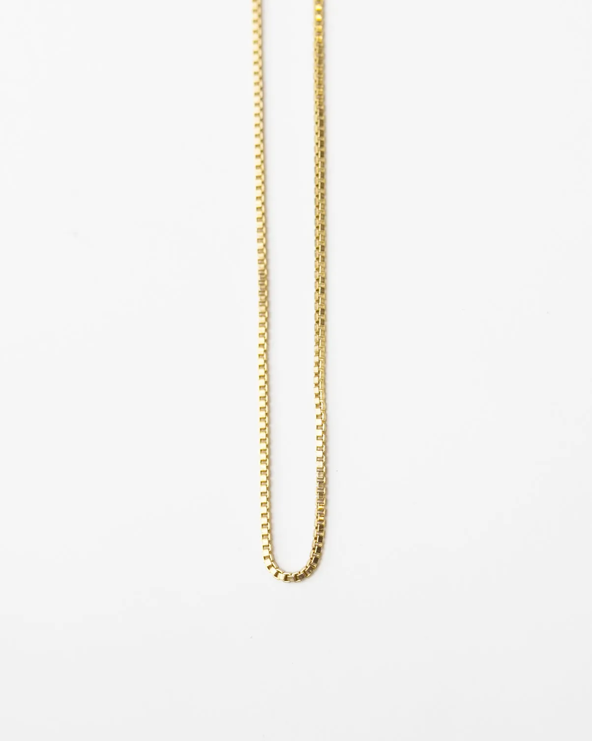 14k Box Chain Necklace