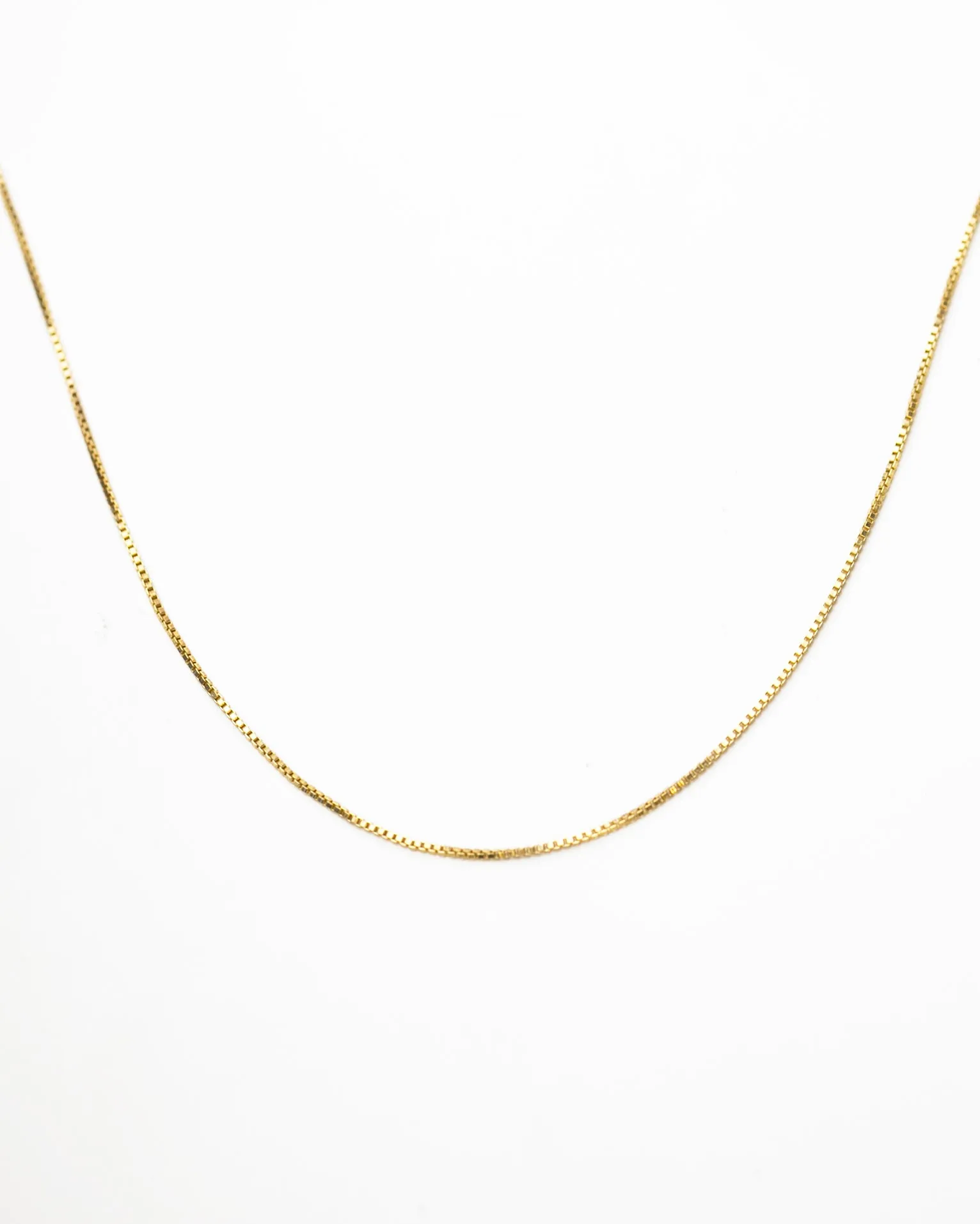 14k Box Chain Necklace