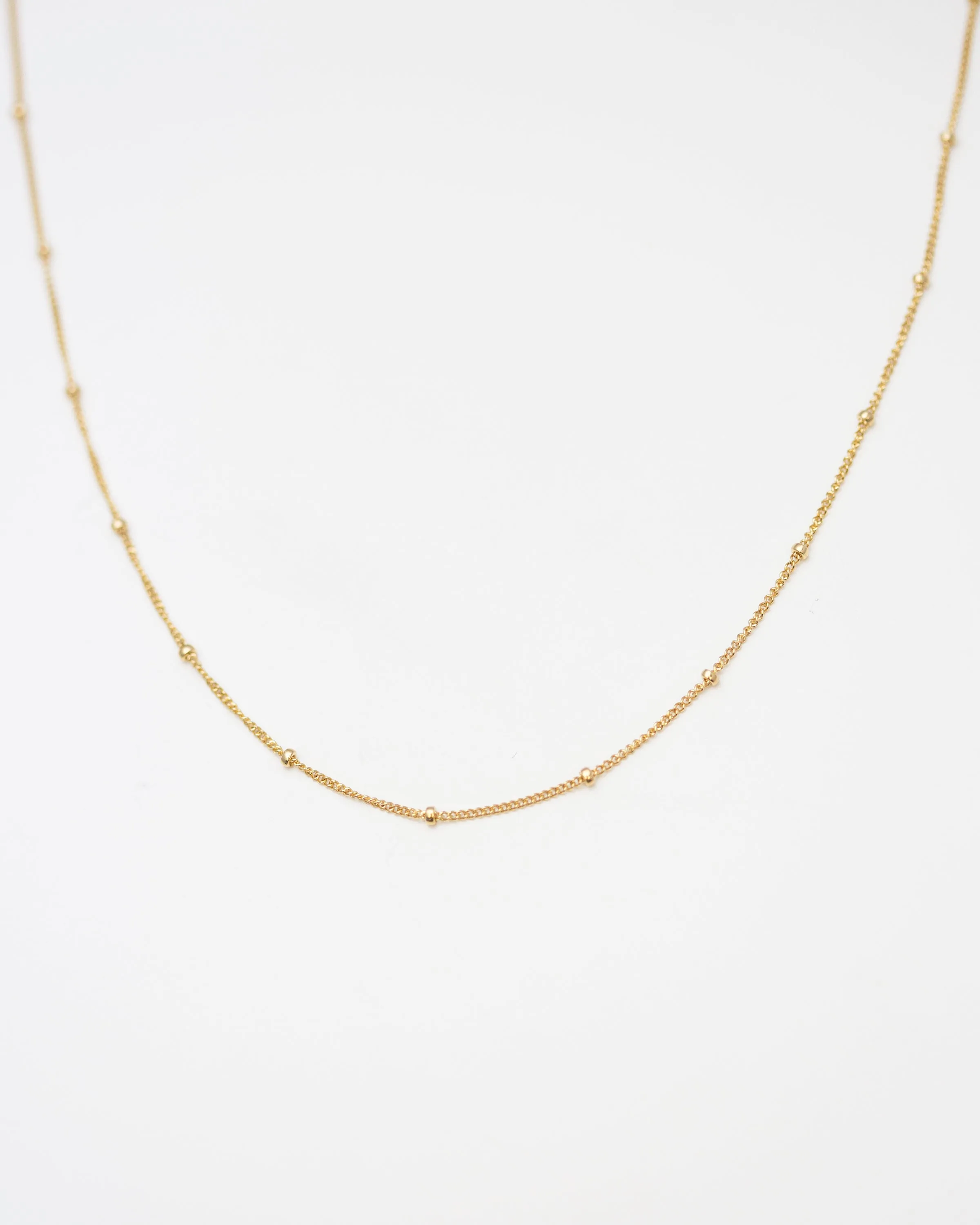 14K Satellite Necklace