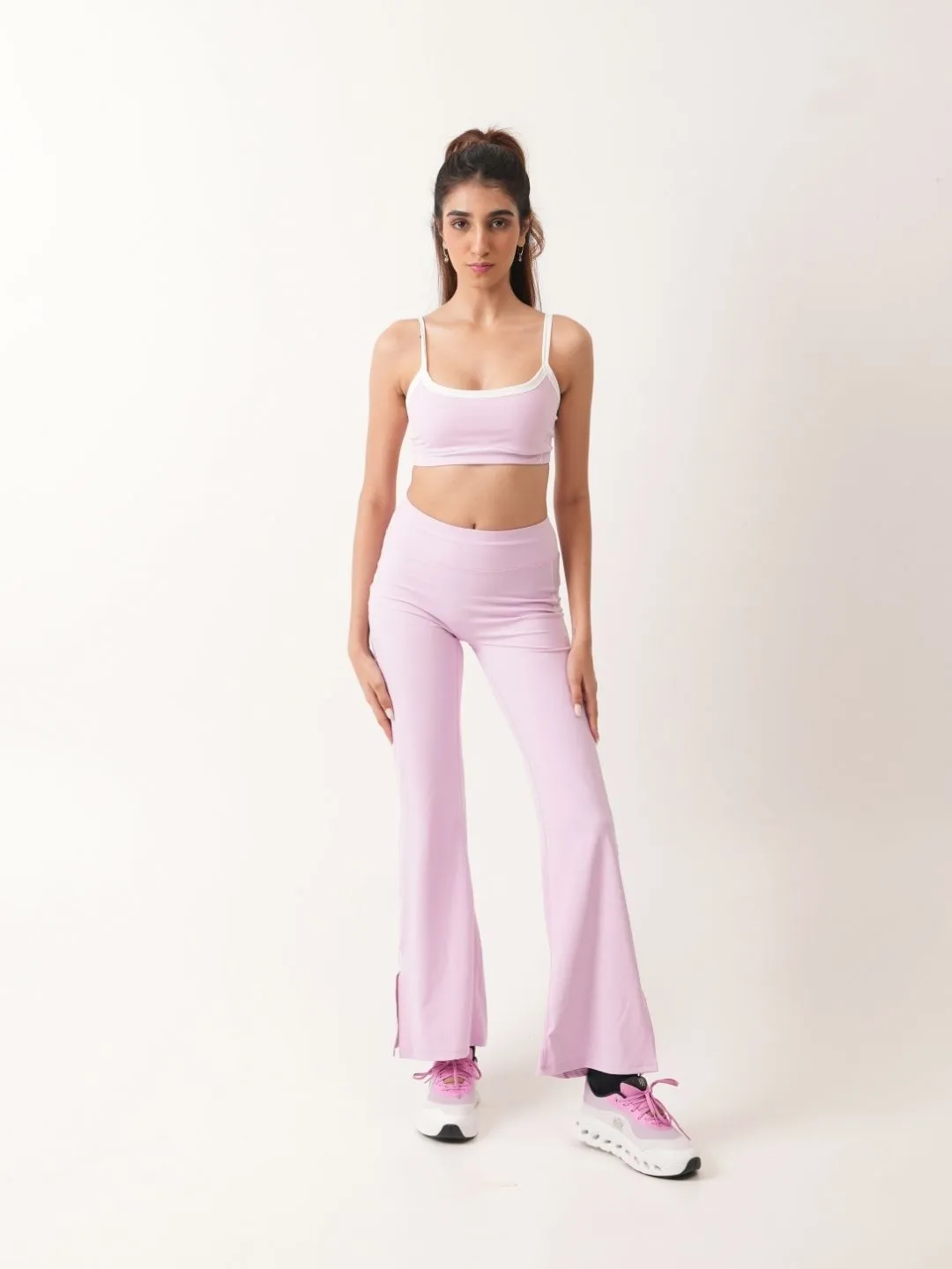 Alpha Bootcut Pants in Fondant Pink