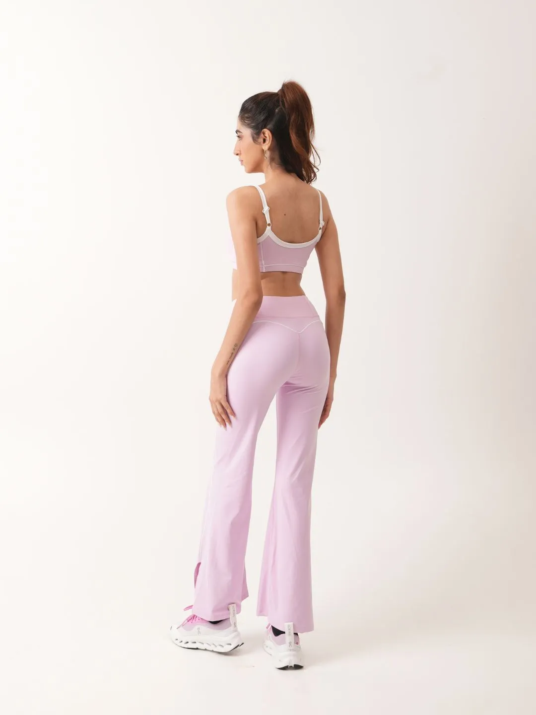 Alpha Bootcut Pants in Fondant Pink