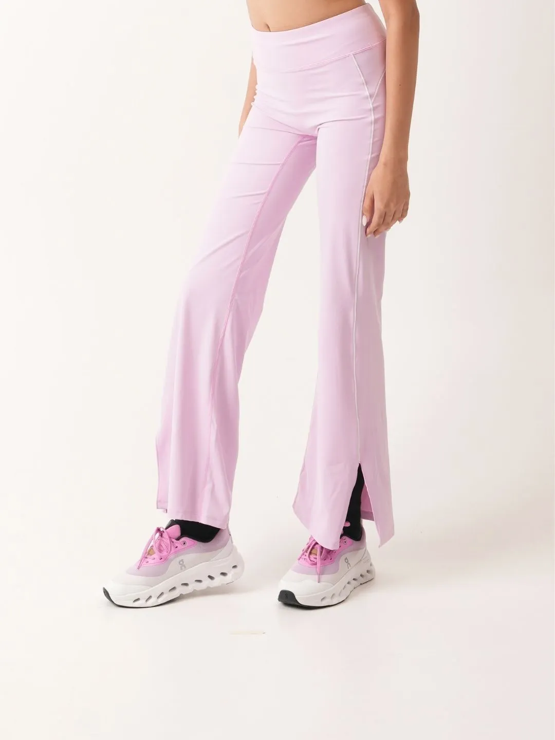 Alpha Bootcut Pants in Fondant Pink