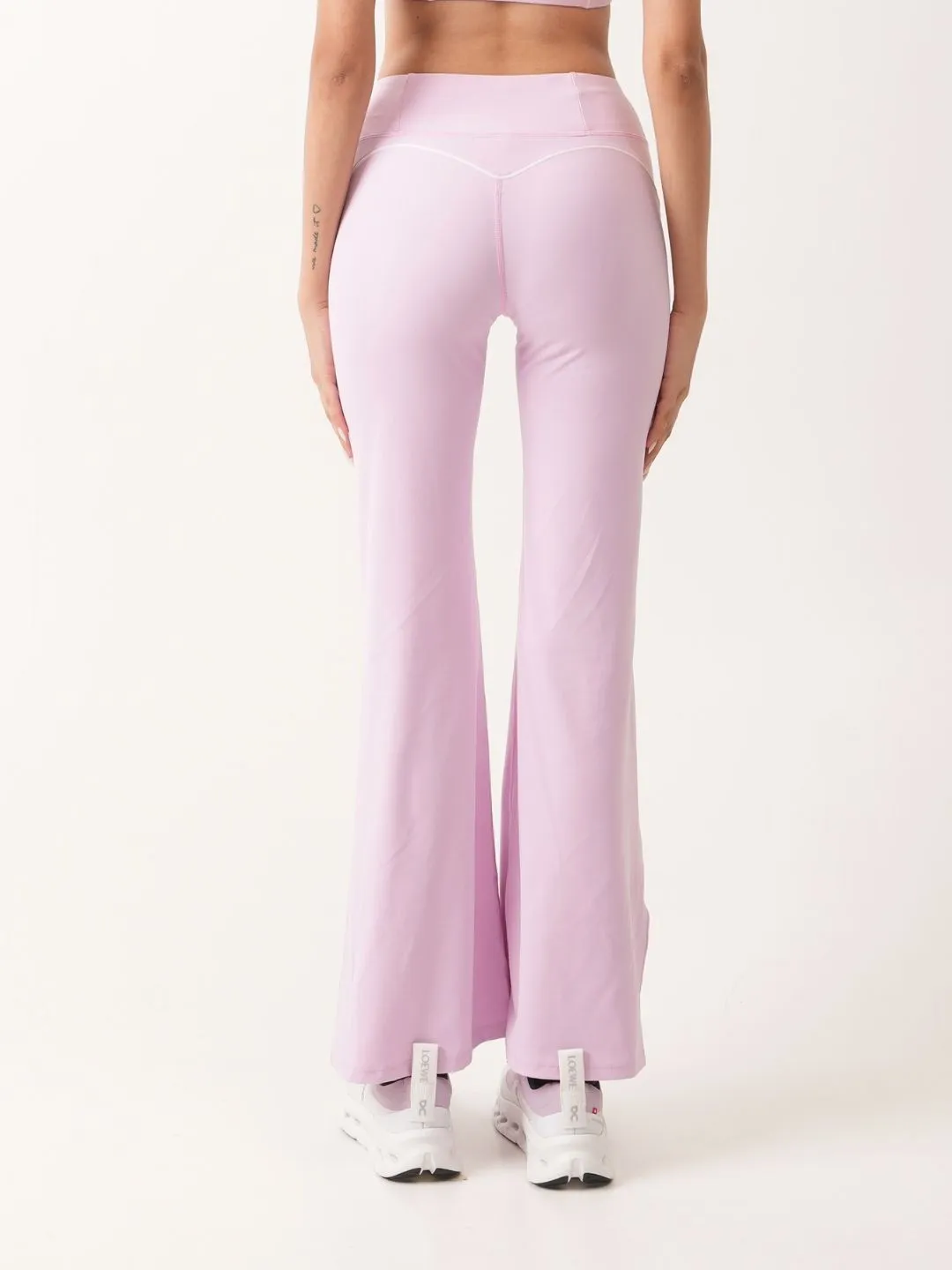 Alpha Bootcut Pants in Fondant Pink