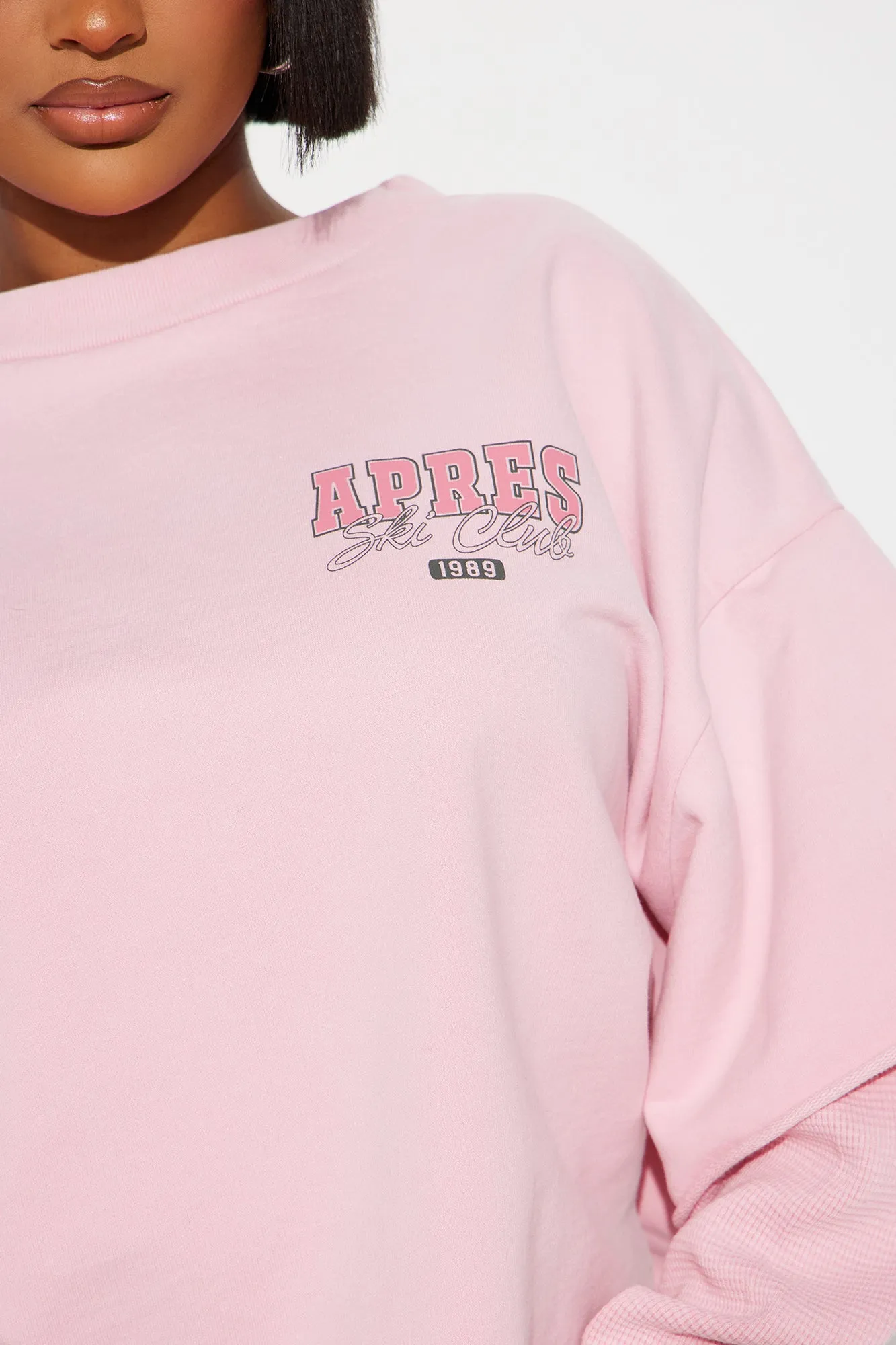 Apres Vibes Jogger Set - Pink