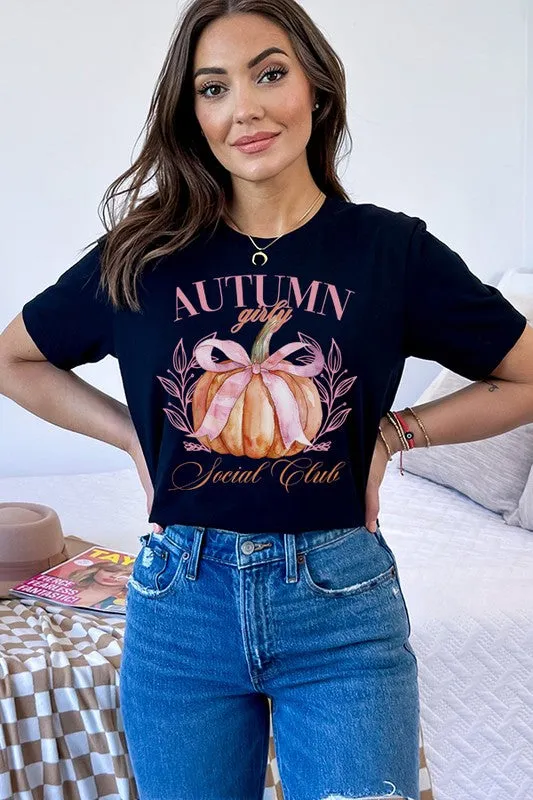 Autumn Girly Social Club Graphic Tee