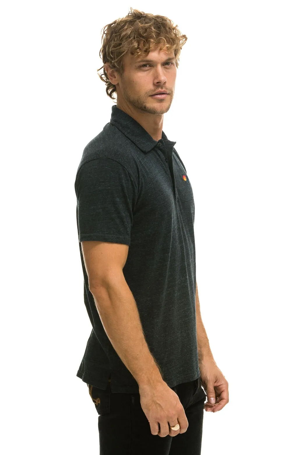 AVIATOR NATION POLO - CHARCOAL