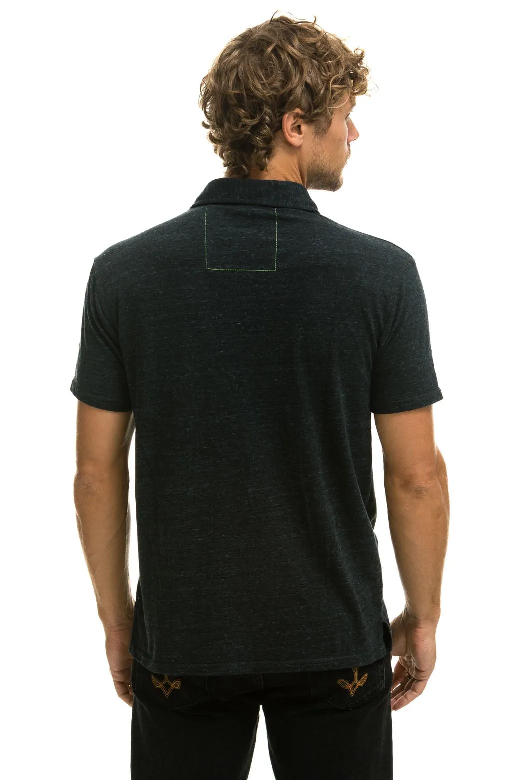 AVIATOR NATION POLO - CHARCOAL