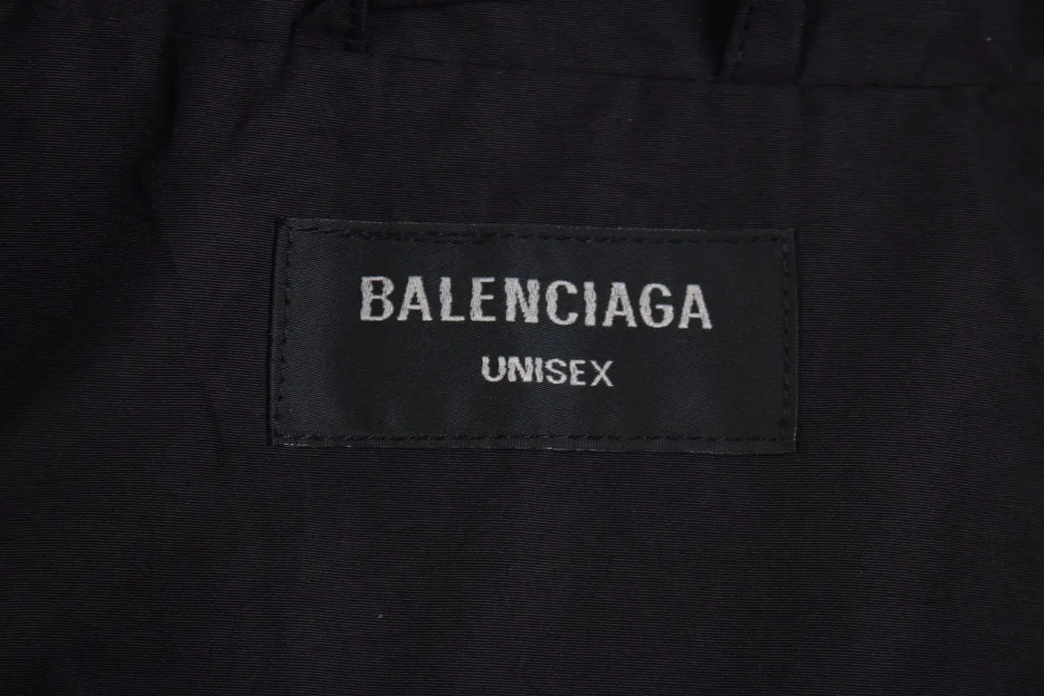 Balenciaga Black Zip-Up Jacket