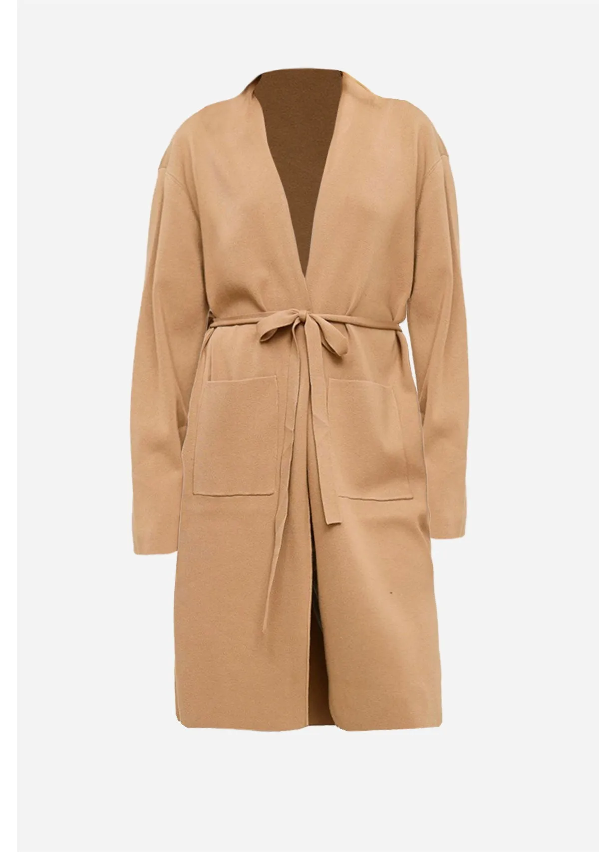 Belted Sweater Coat