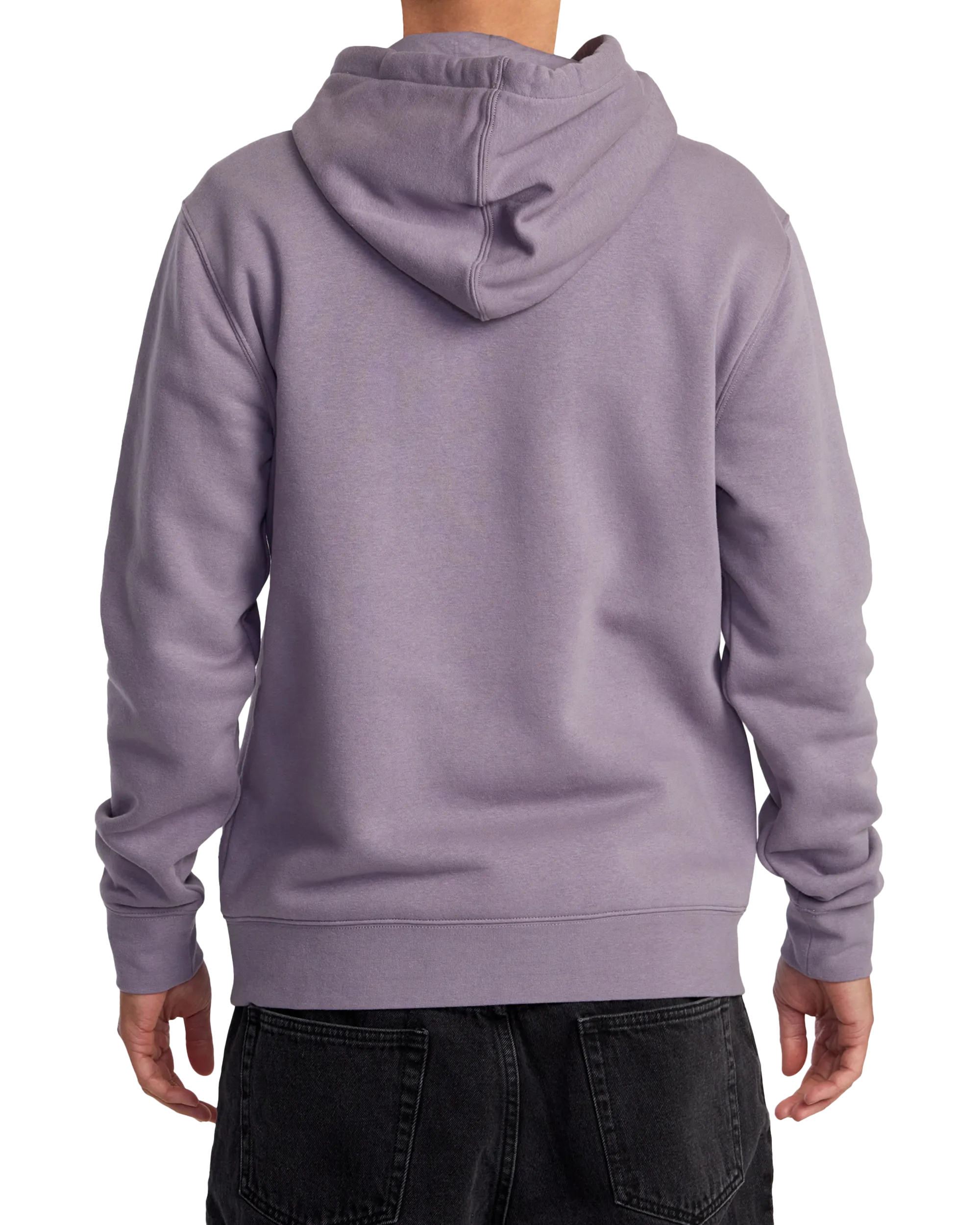 Big RVCA Hoodie in Gray Ridge