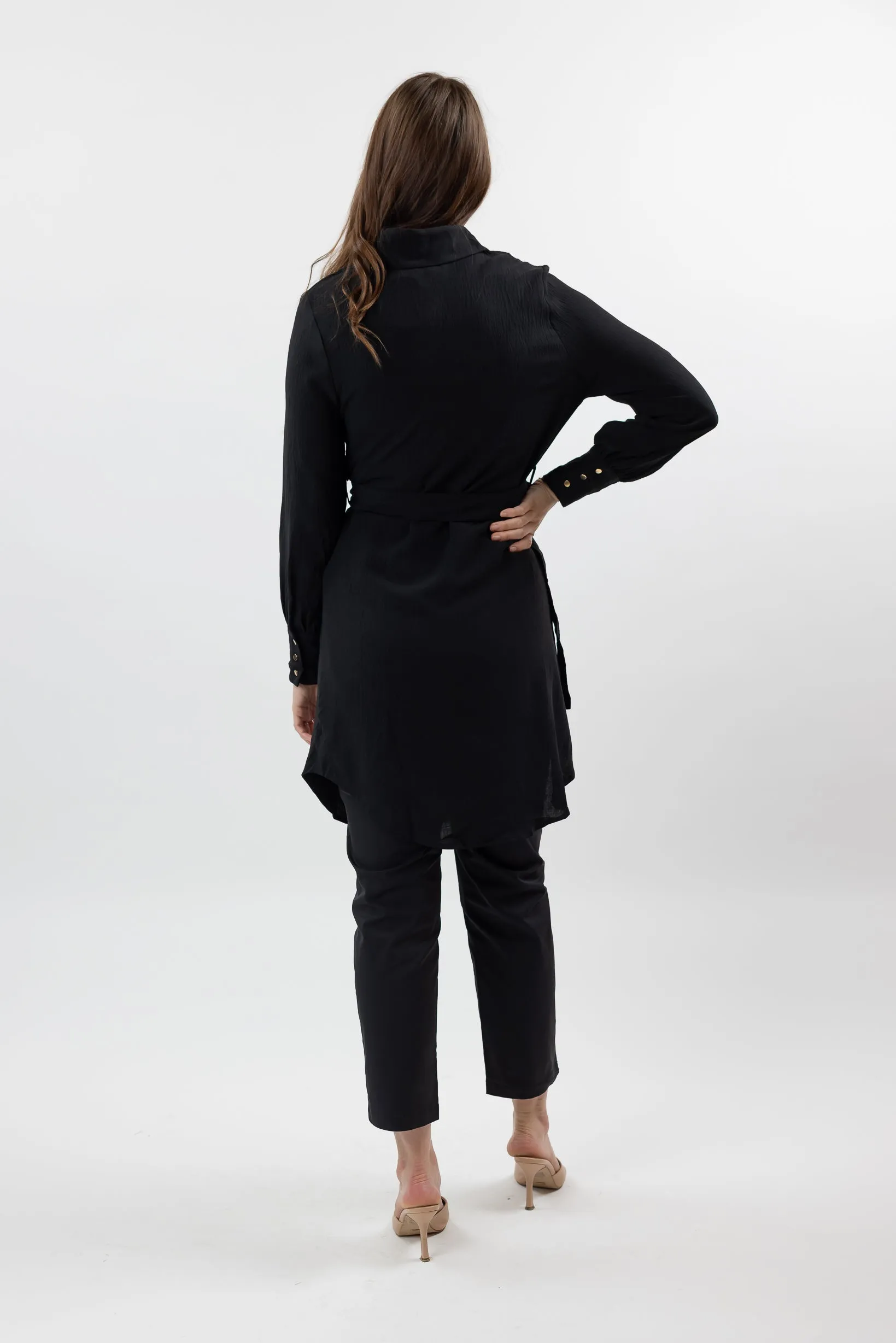 Carine Blouse with Belt