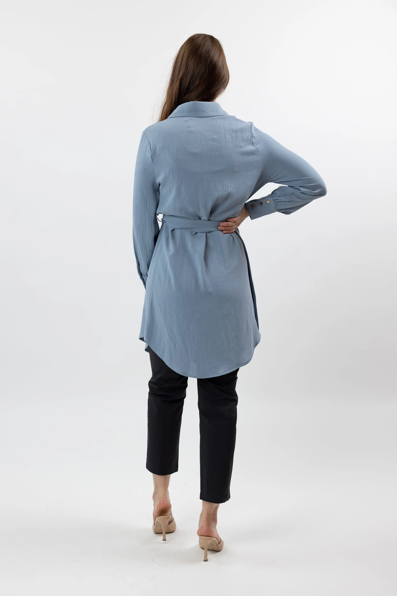 Carine Blouse with Belt