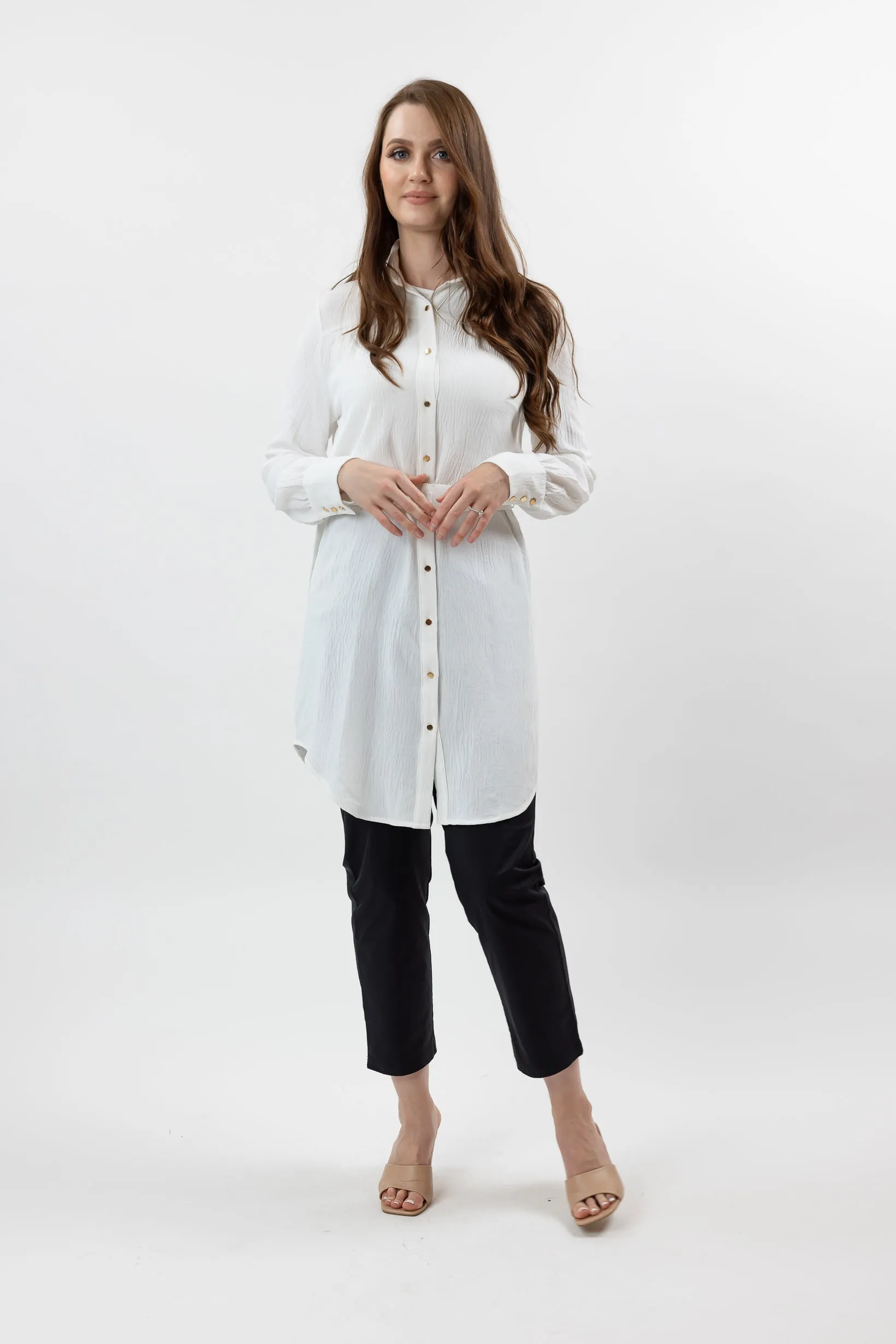 Carine Blouse with Belt