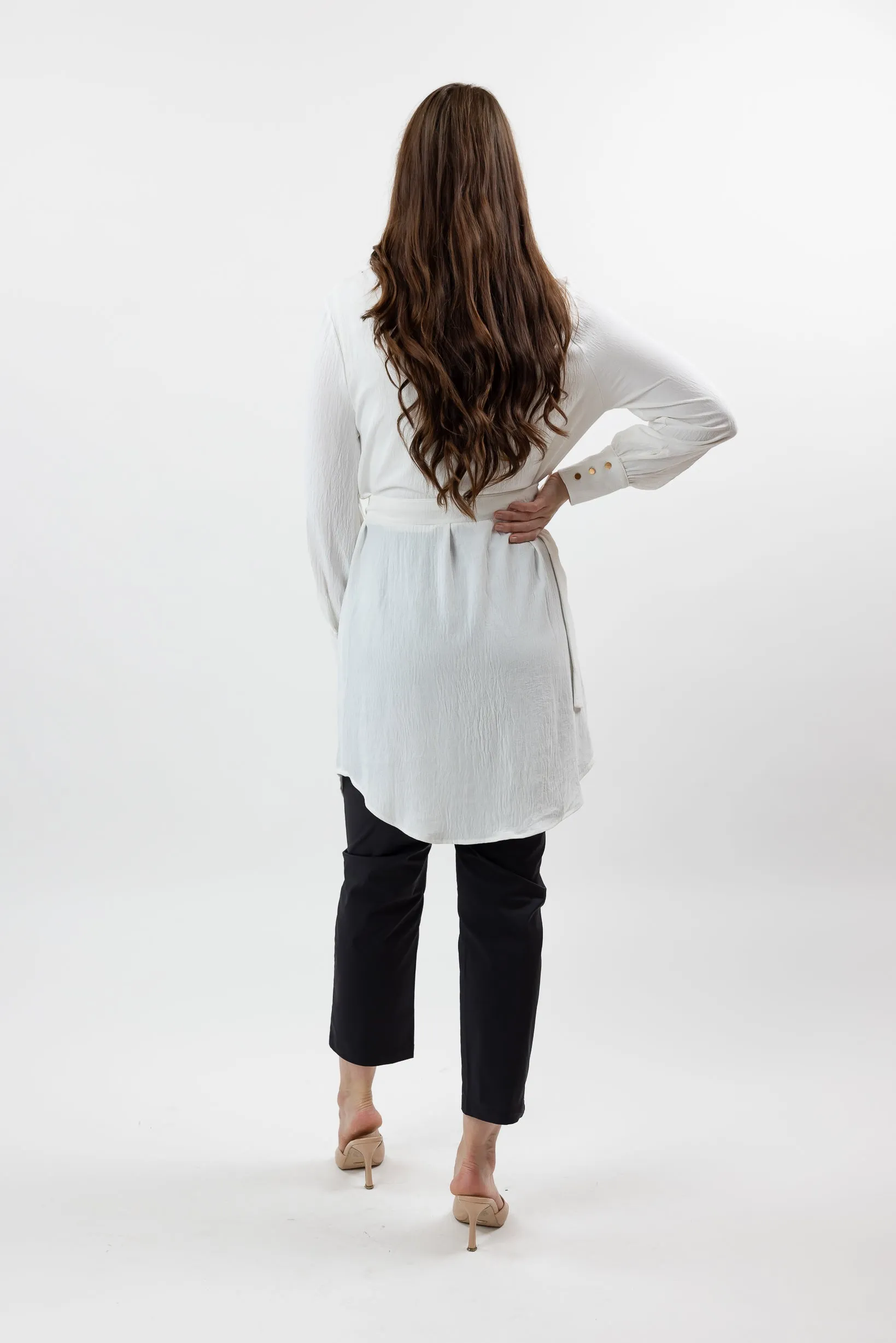 Carine Blouse with Belt