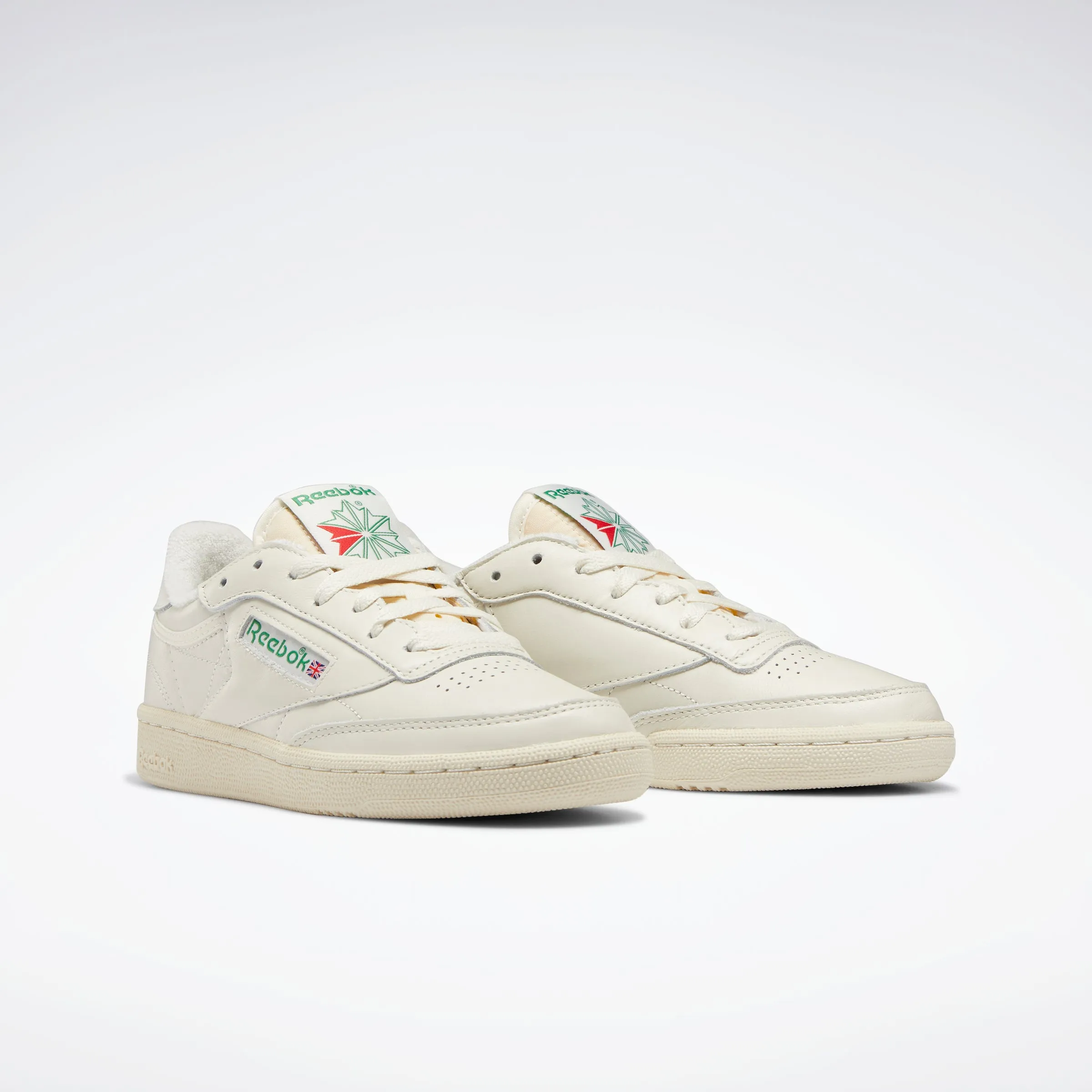 Club C 85 Vintage Women's Shoes Chalk/Alabaster/Glen Green