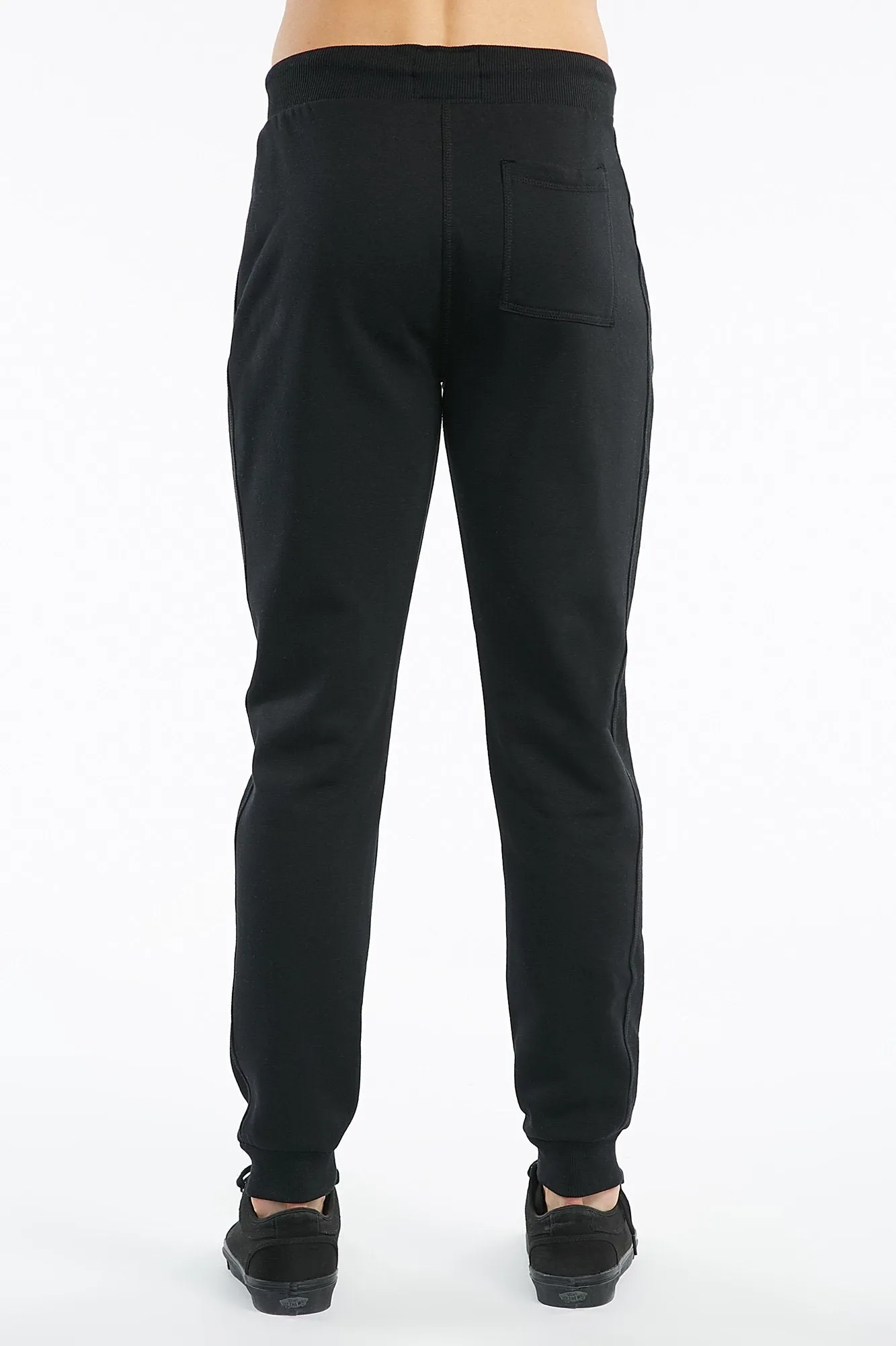 Guys Ribbed Panel Sweat Pant Jogger