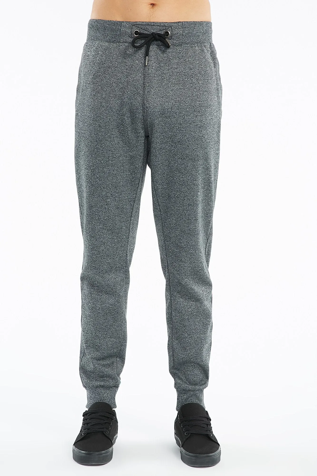 Guys Ribbed Panel Sweat Pant Jogger