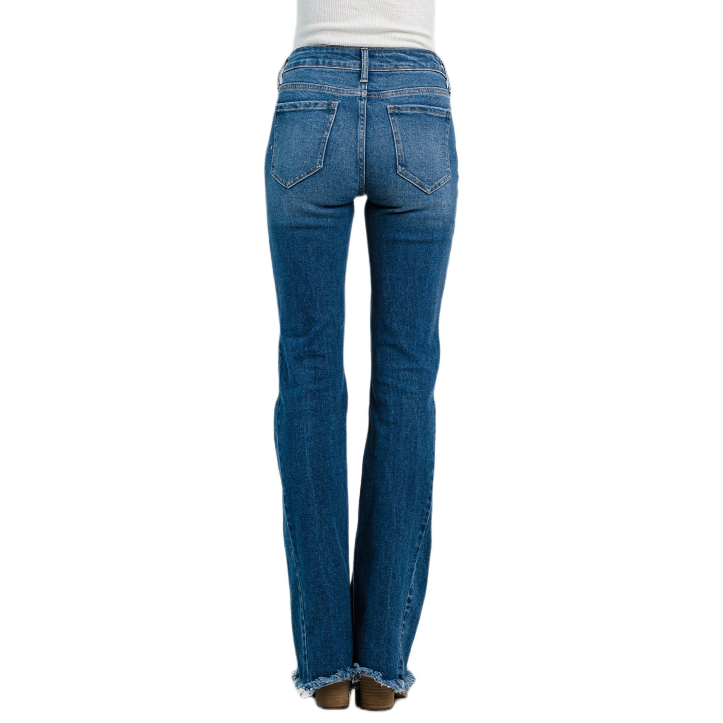 Jelly Jeans Mid Rise Flare with Side Detail Size 1, 3, 5, 7, 9, 11, 13