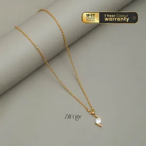 KJ101185 - Simple pendant Necklace