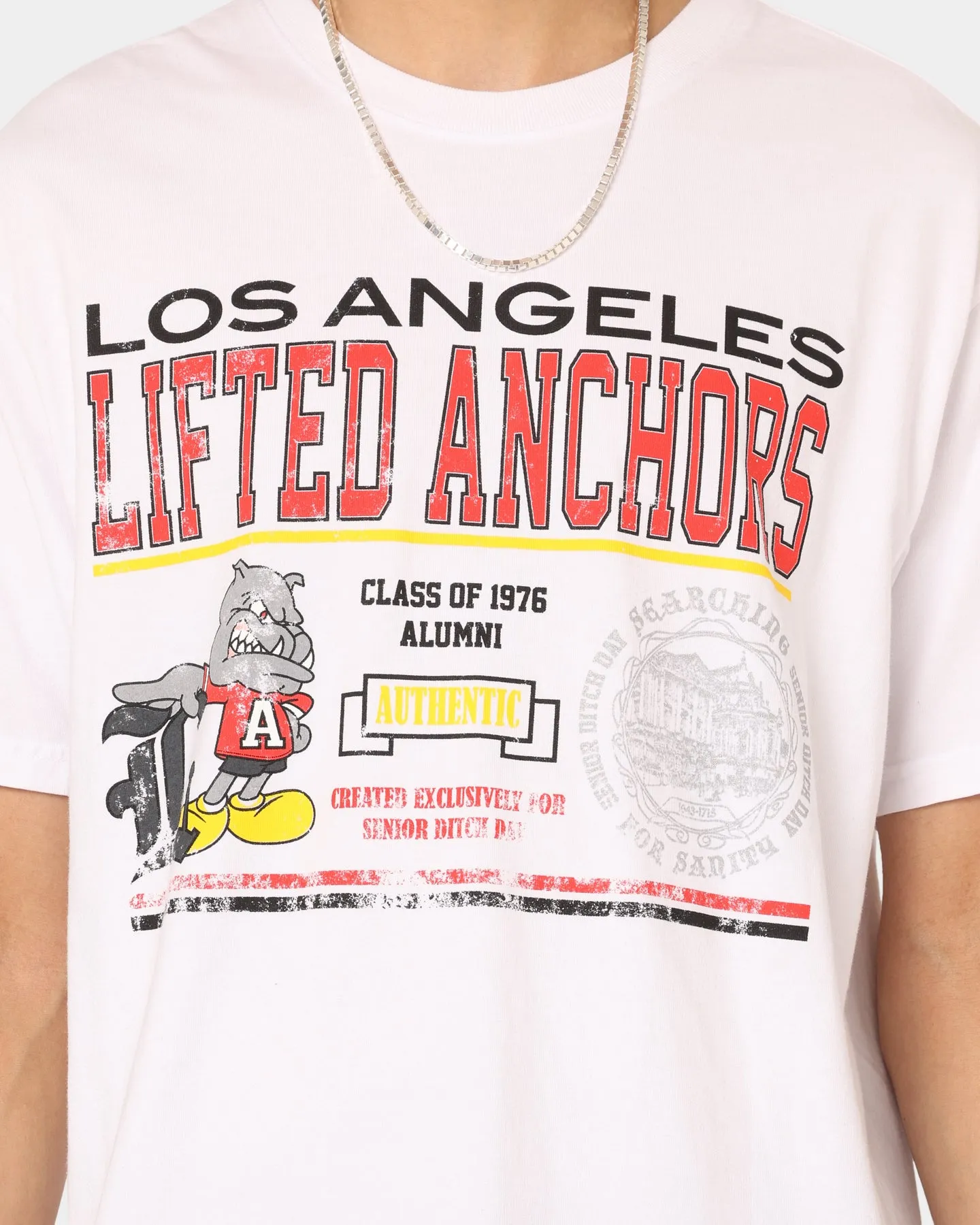 Lifted Anchors Bulldogs T-Shirt White