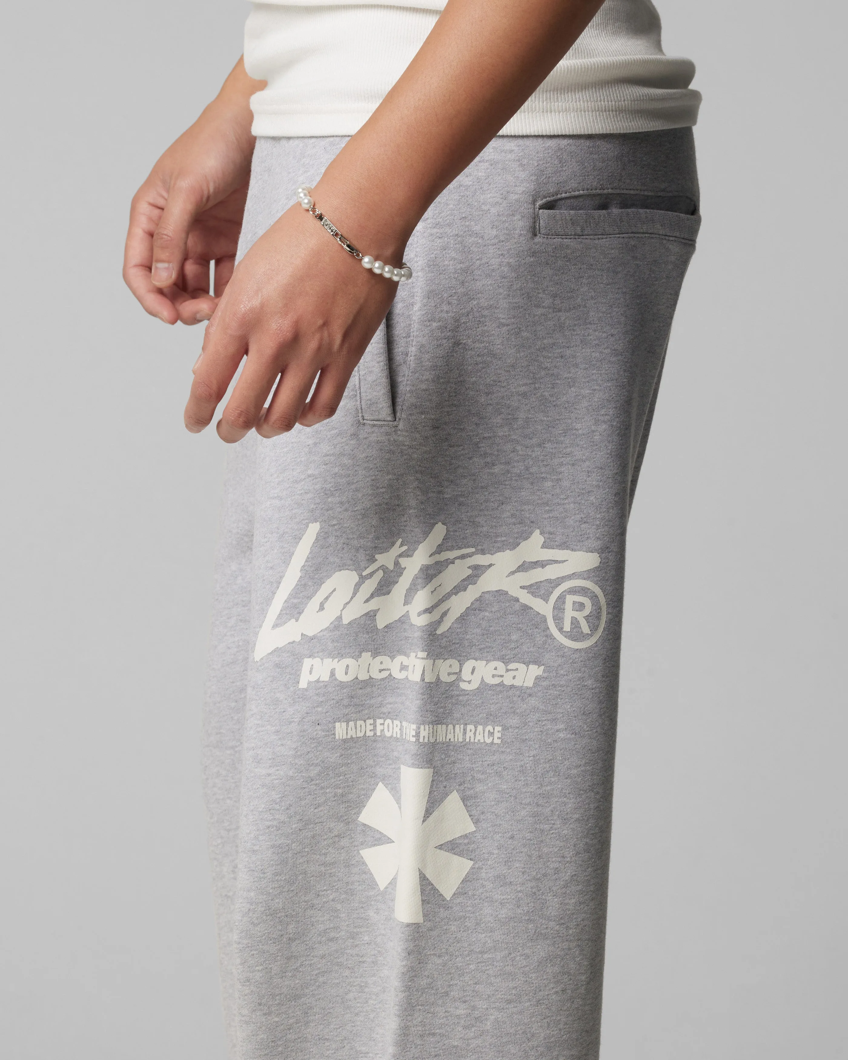 Loiter Protective Wide Leg Track Pants Grey