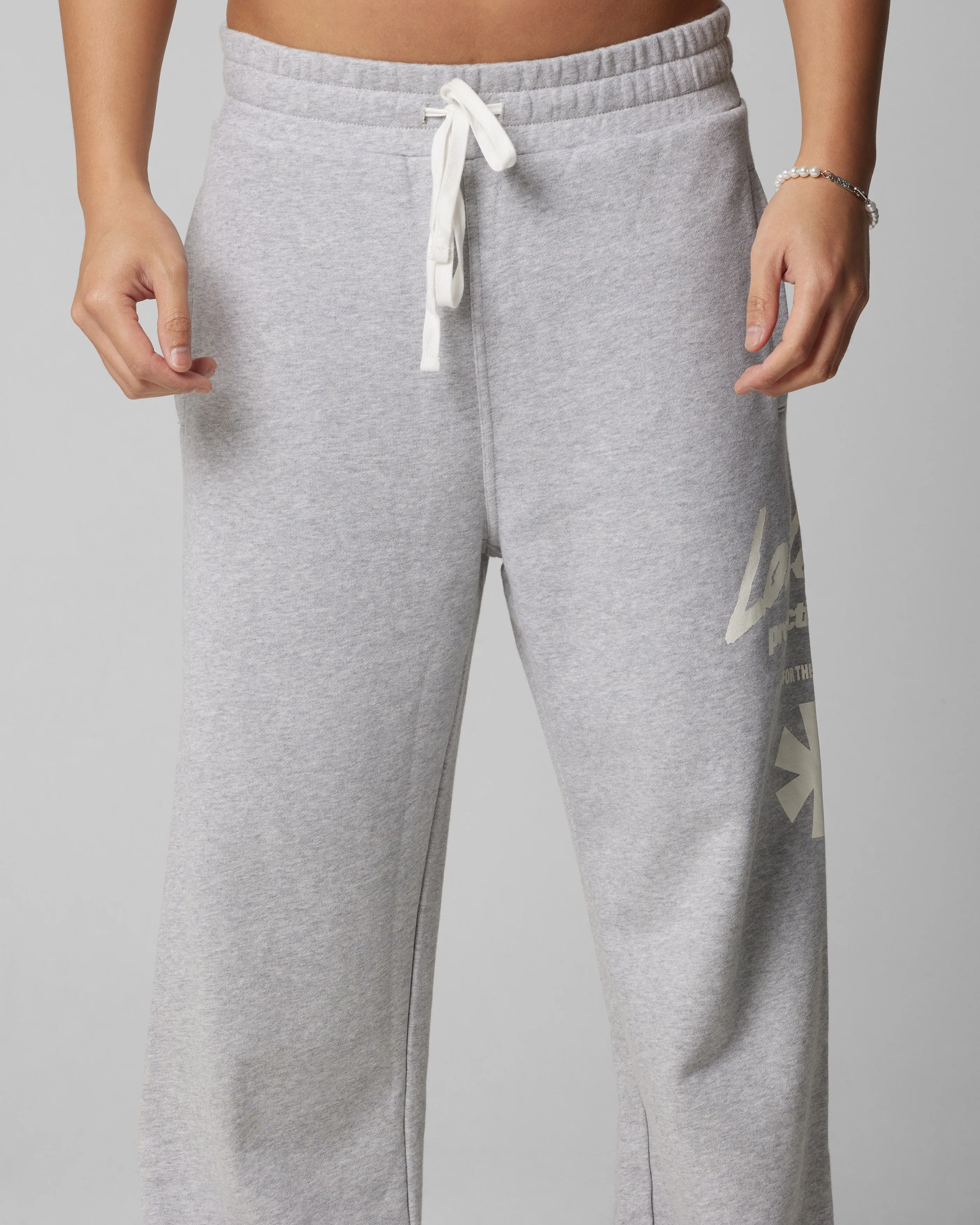 Loiter Protective Wide Leg Track Pants Grey