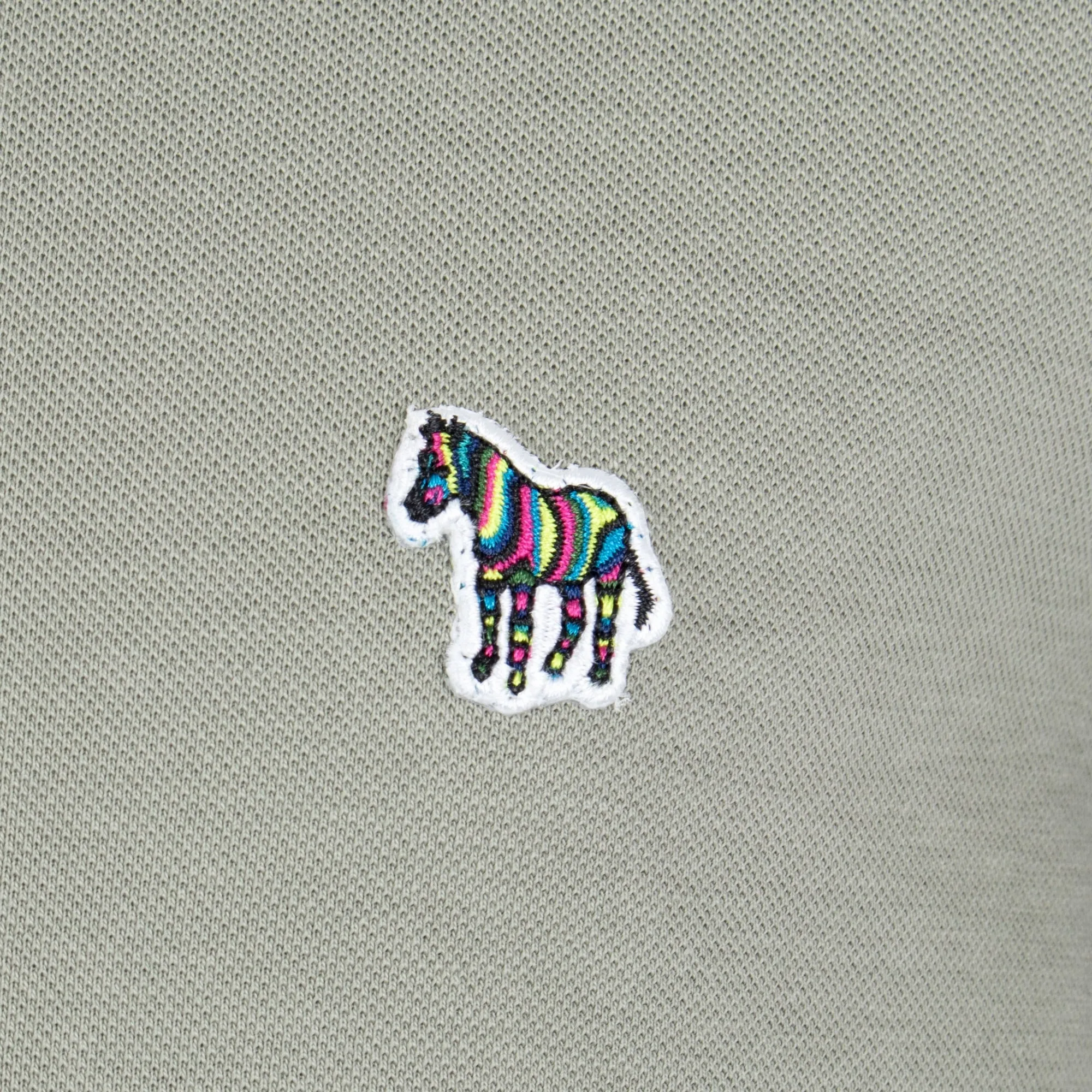 Long Sleeve Tipped Zebra Polo