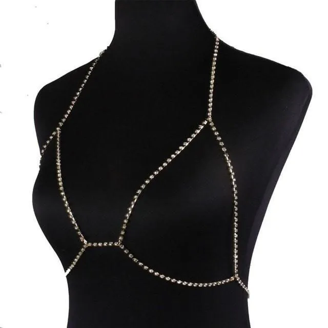 Loyally Elegant Chic Body Chain Bustier