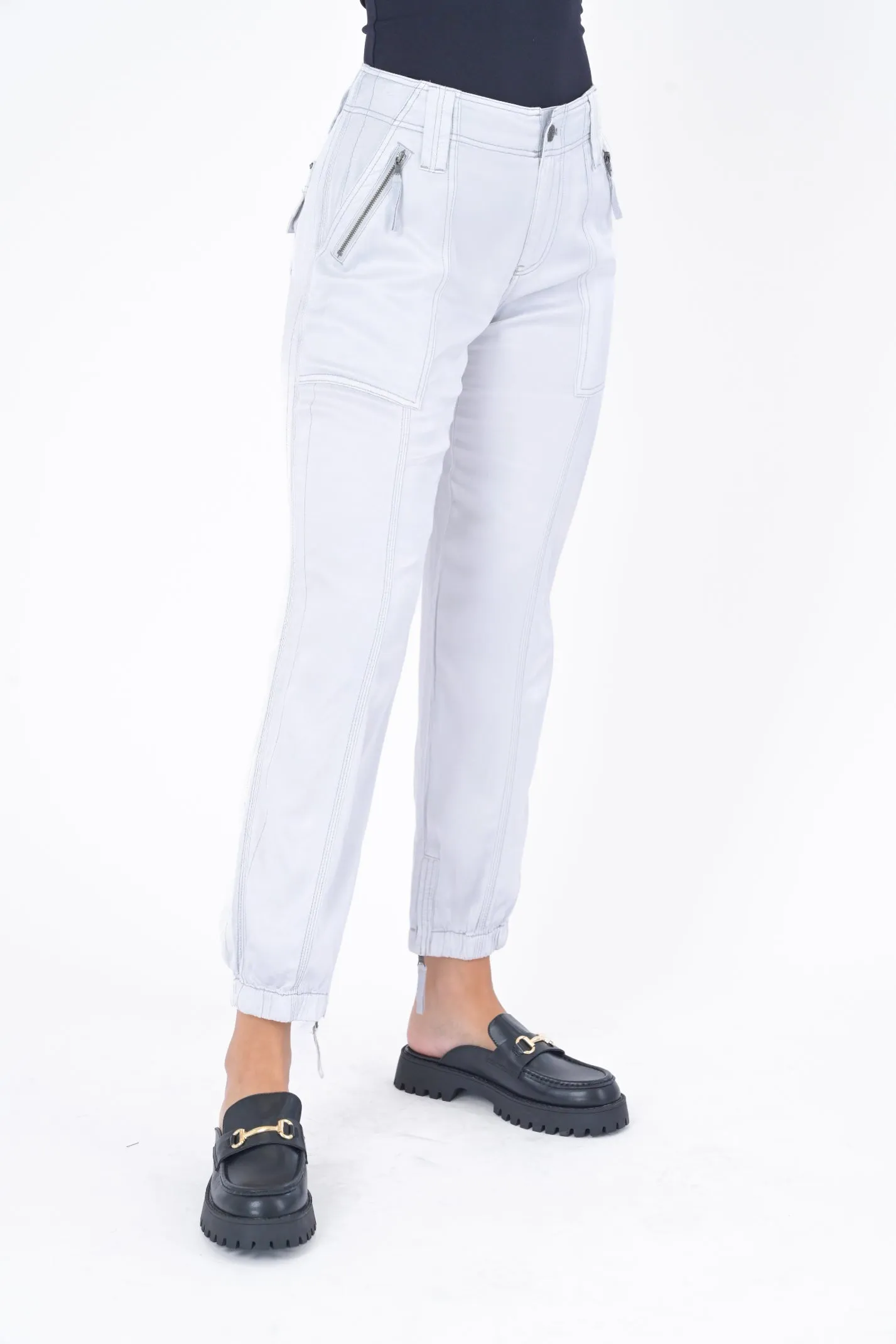 Marina Viscose Satin Jogger