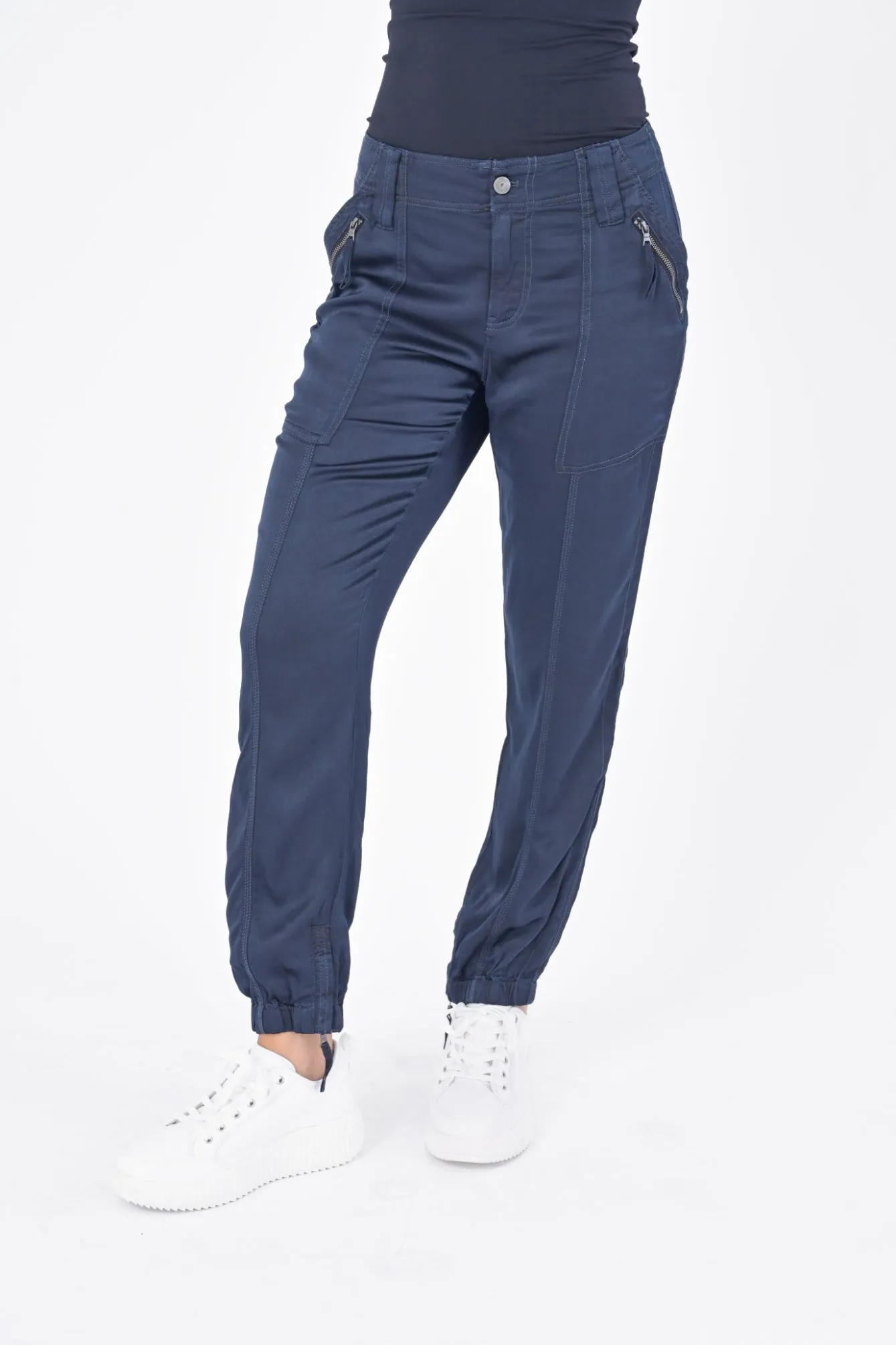 Marina Viscose Satin Jogger