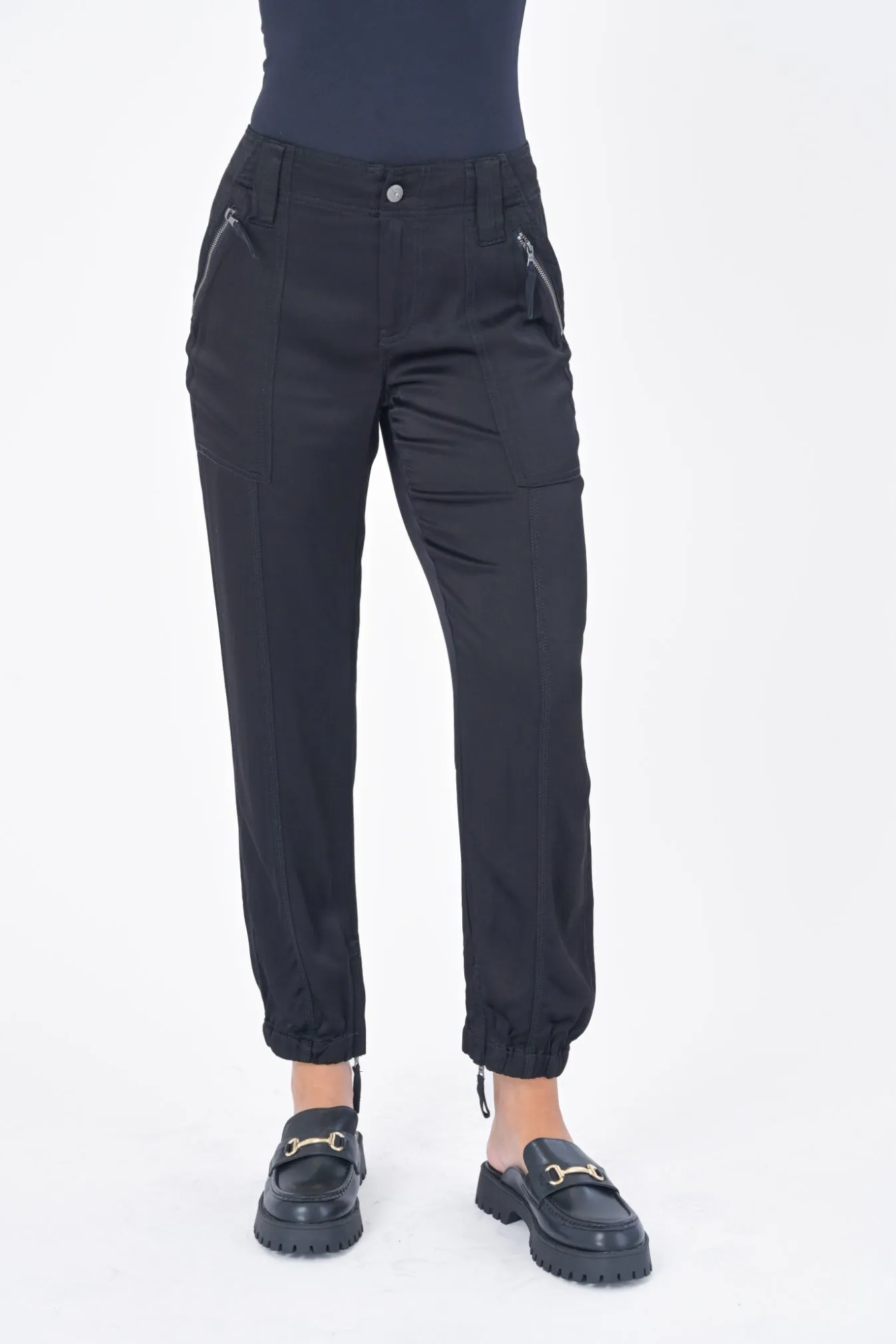 Marina Viscose Satin Jogger