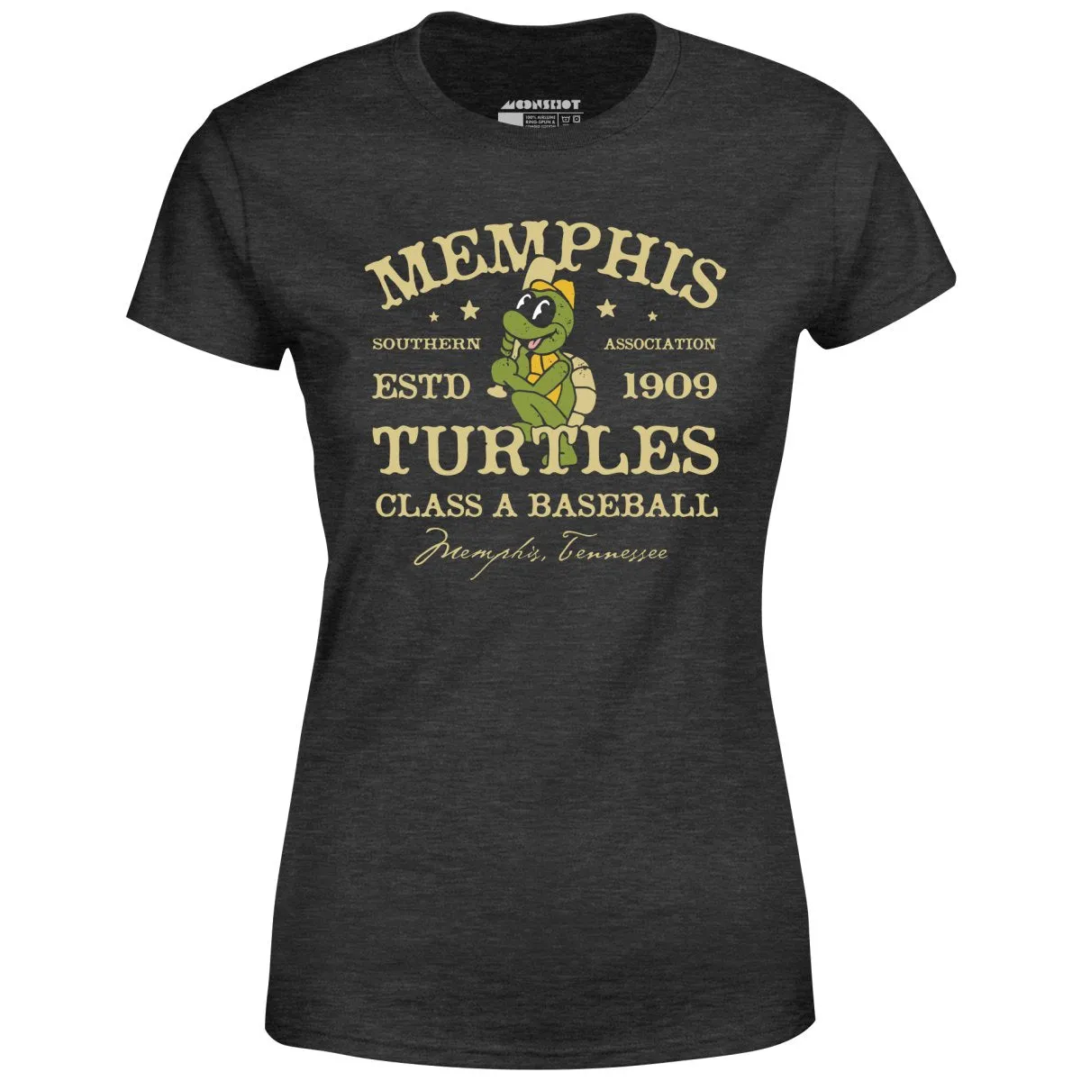 Memphis Turtles - Tennessee - Vintage Defunct Baseball Teams - Women's T-Shirt