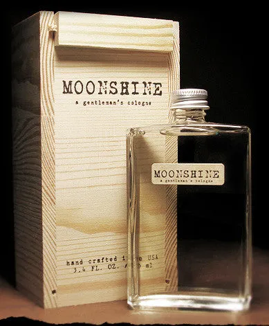 Moonshine, "a Gentleman's Cologne" by East West Bottlers