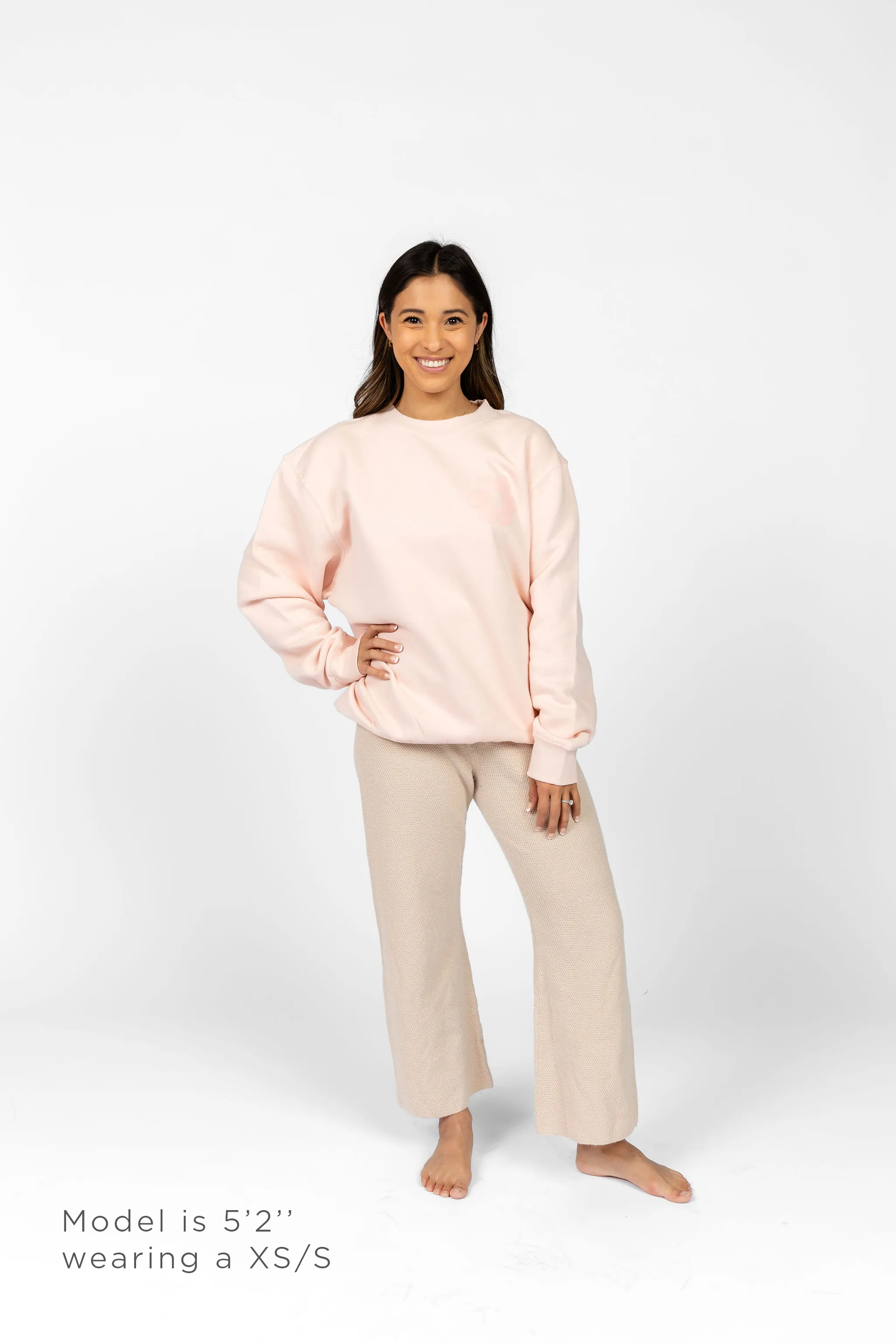 Nice Mom Crew | Pale Pink