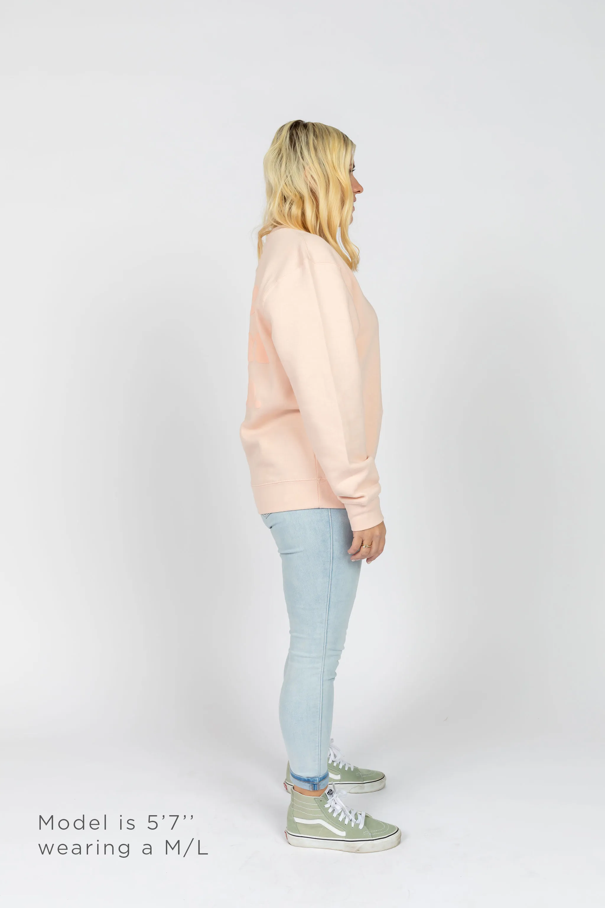 Nice Mom Crew | Pale Pink