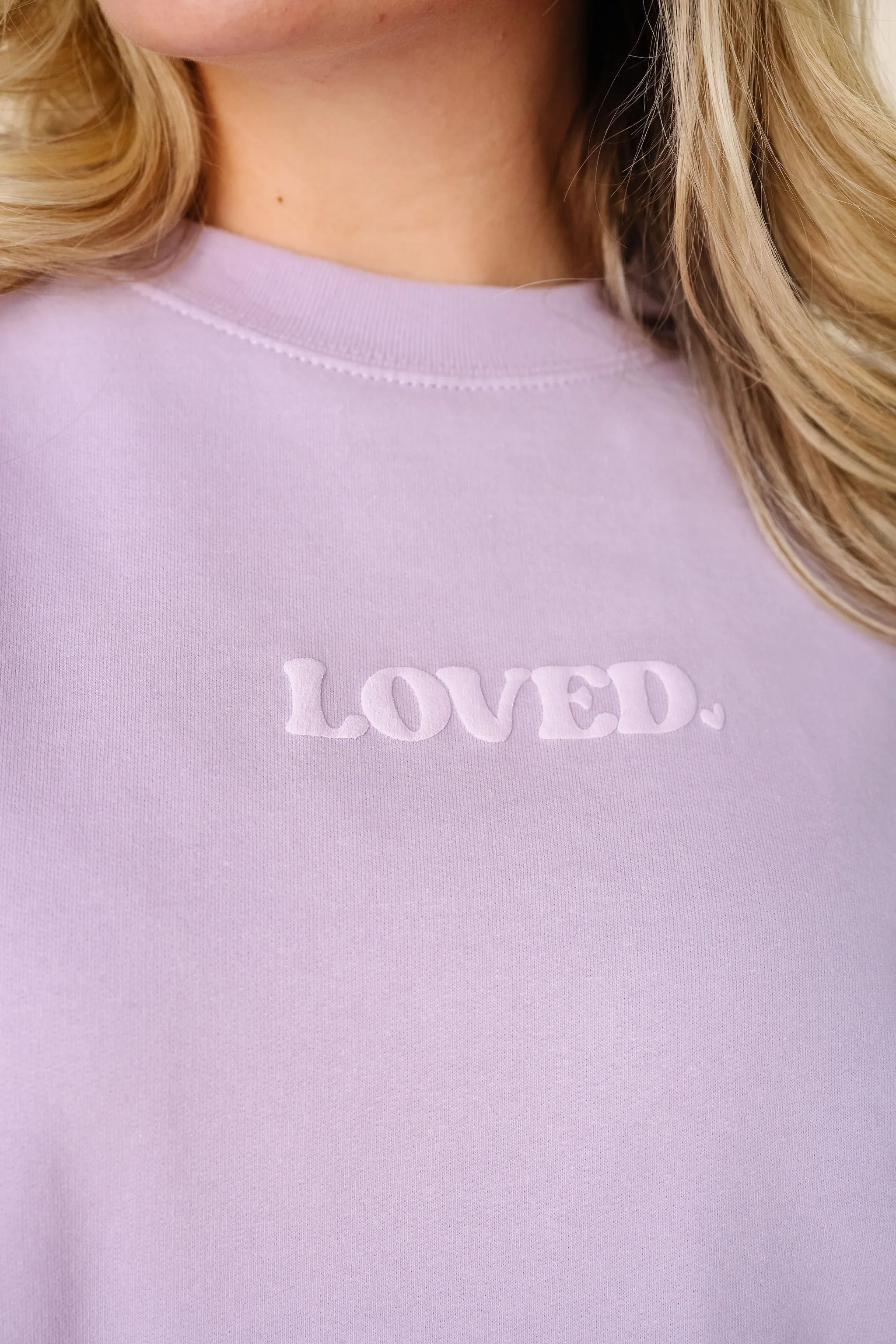 Nice Mom Crew | "YOU ARE SO LOVED" Lilac