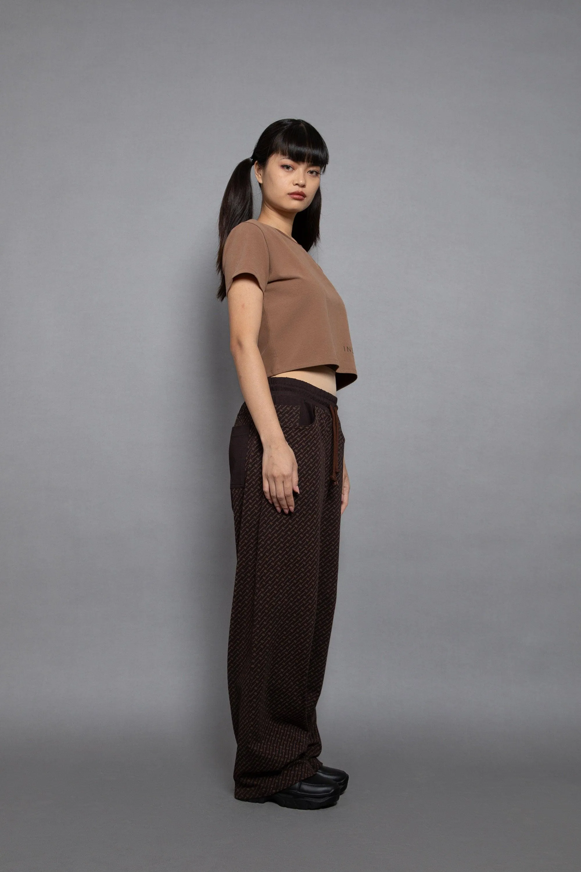 Organic Peached Cropped Tee