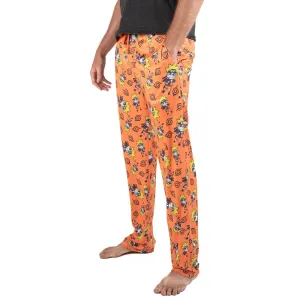 Pajamas - Naruto Aop Sleep Pants - Orange