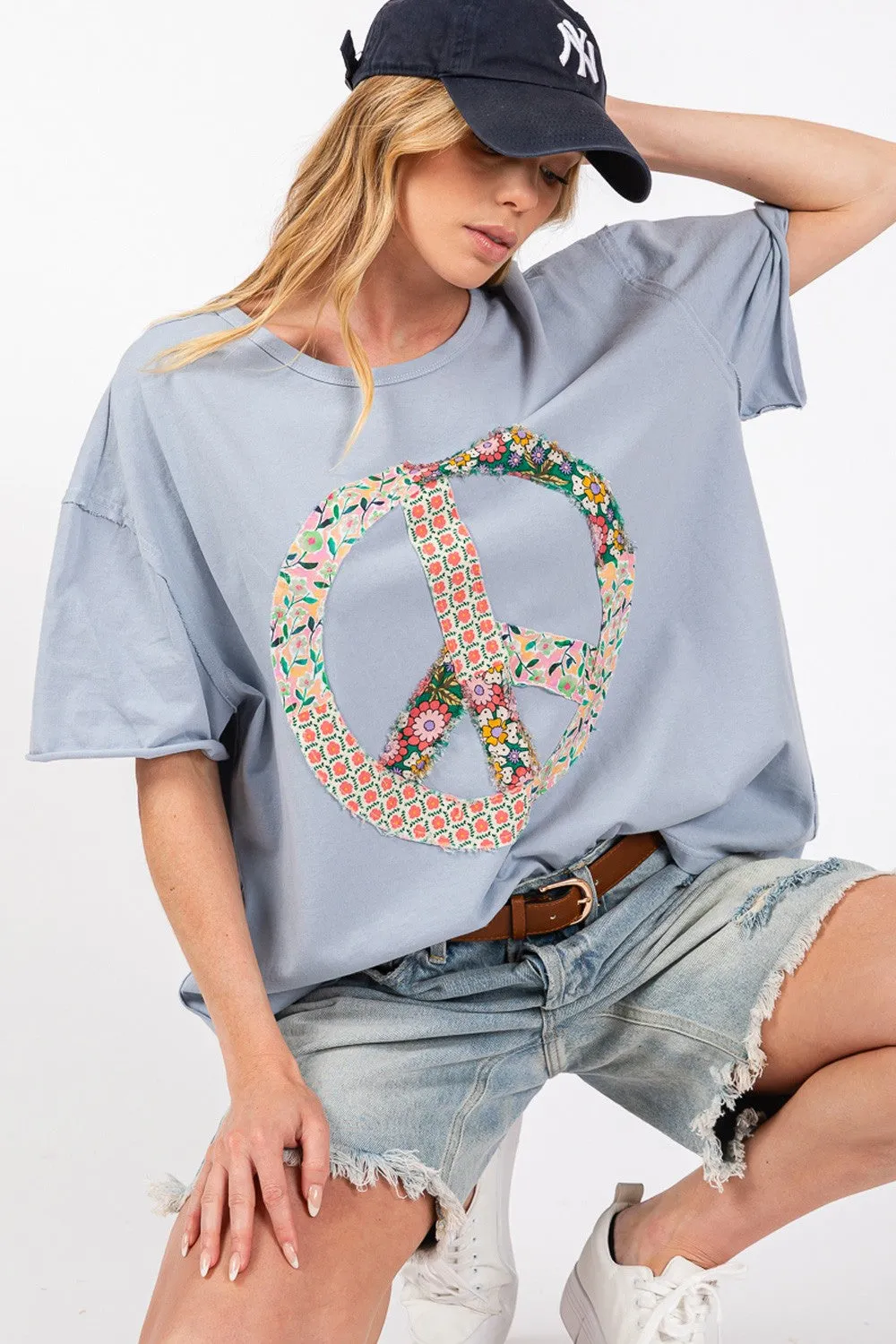 Peace Sign Top by SAGE   FIG