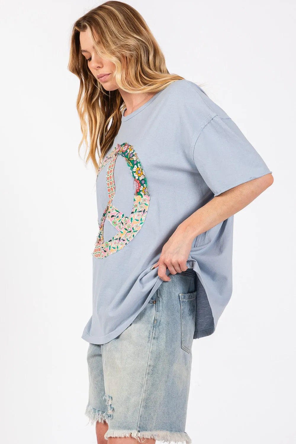 Peace Sign Top by SAGE   FIG