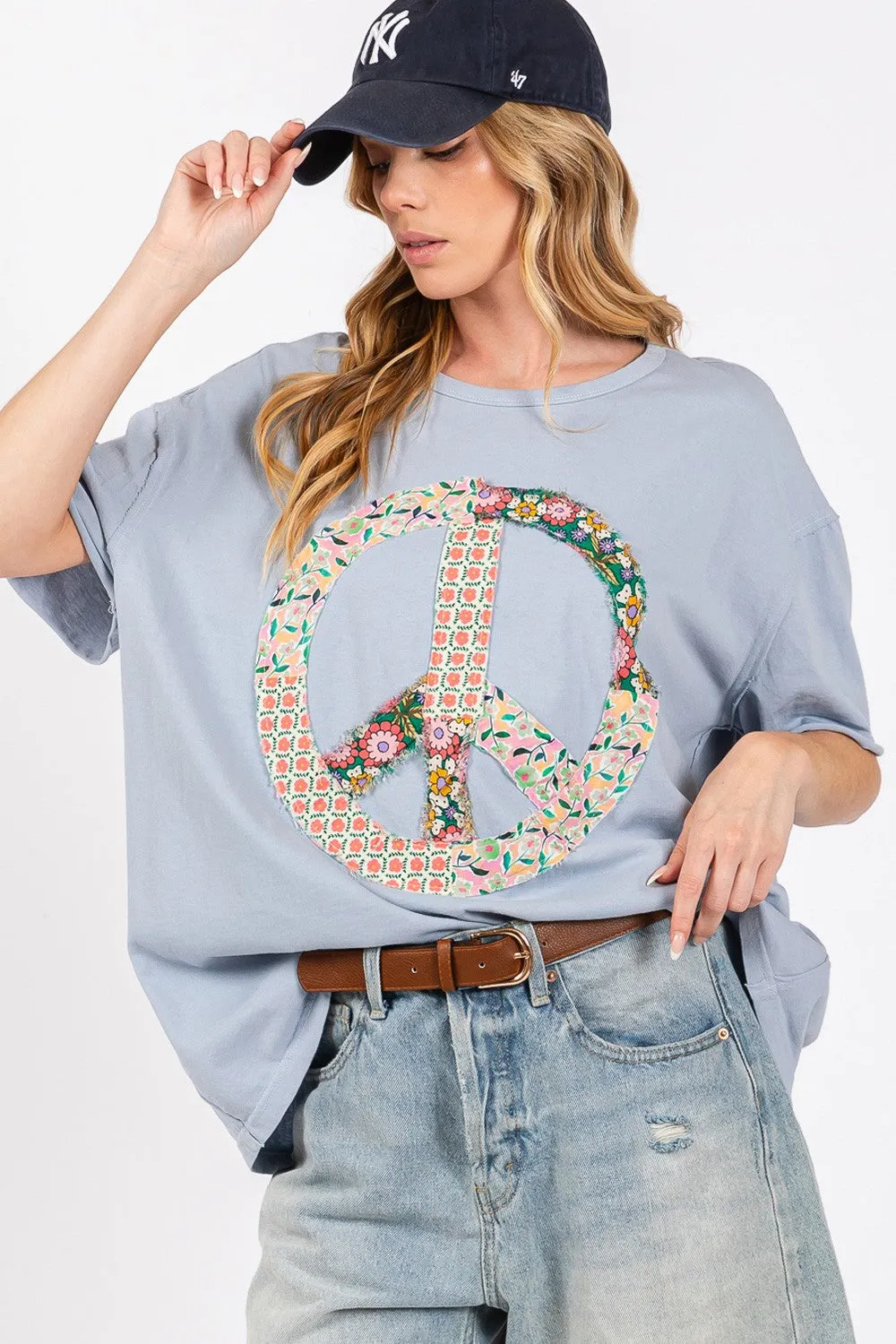 Peace Sign Top by SAGE   FIG