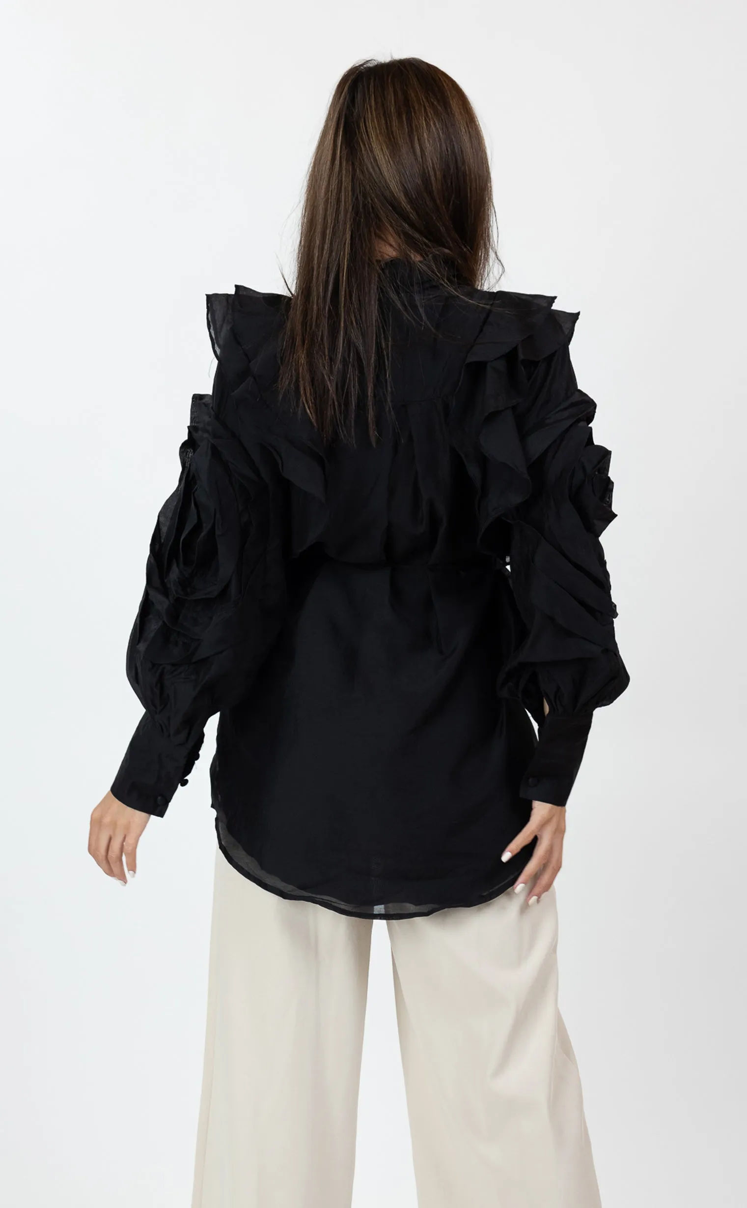 Ruffle Detail Shirt