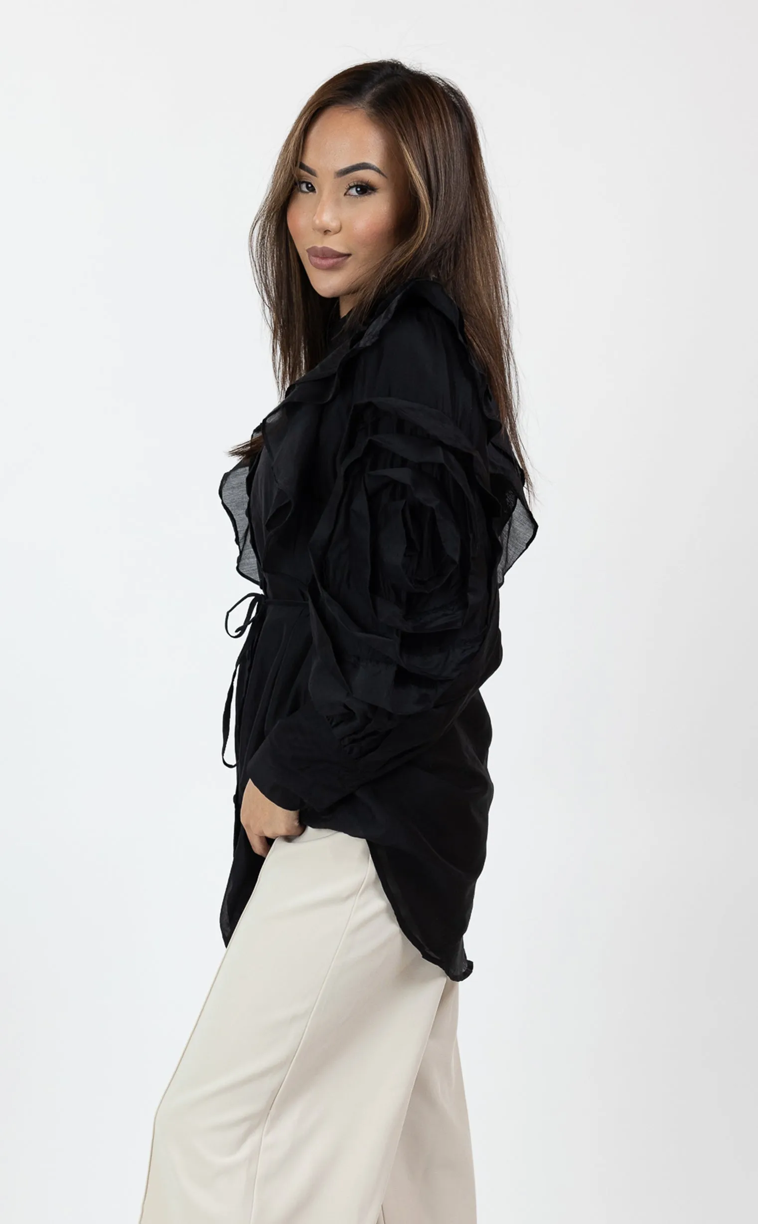 Ruffle Detail Shirt