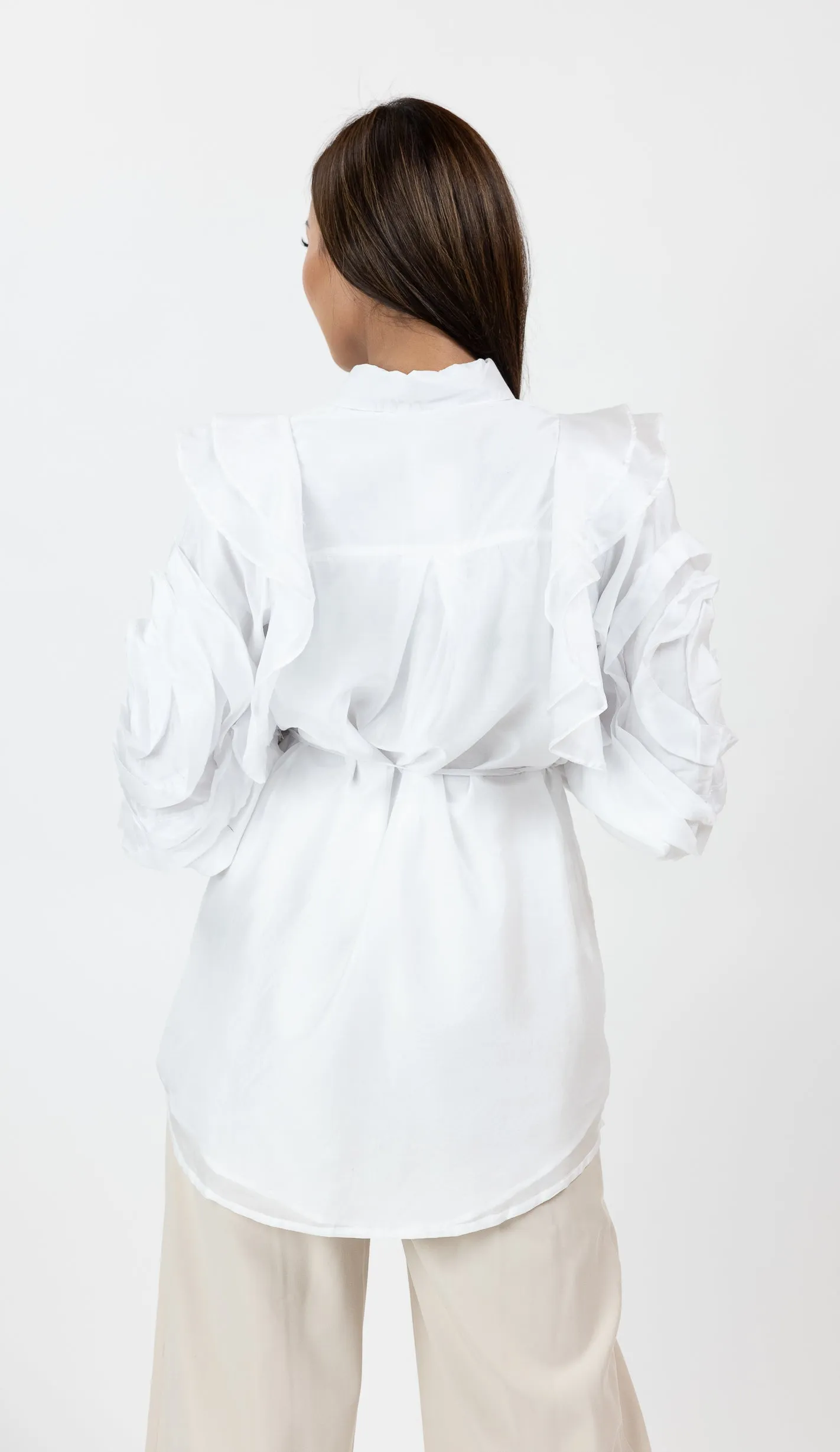 Ruffle Detail Shirt