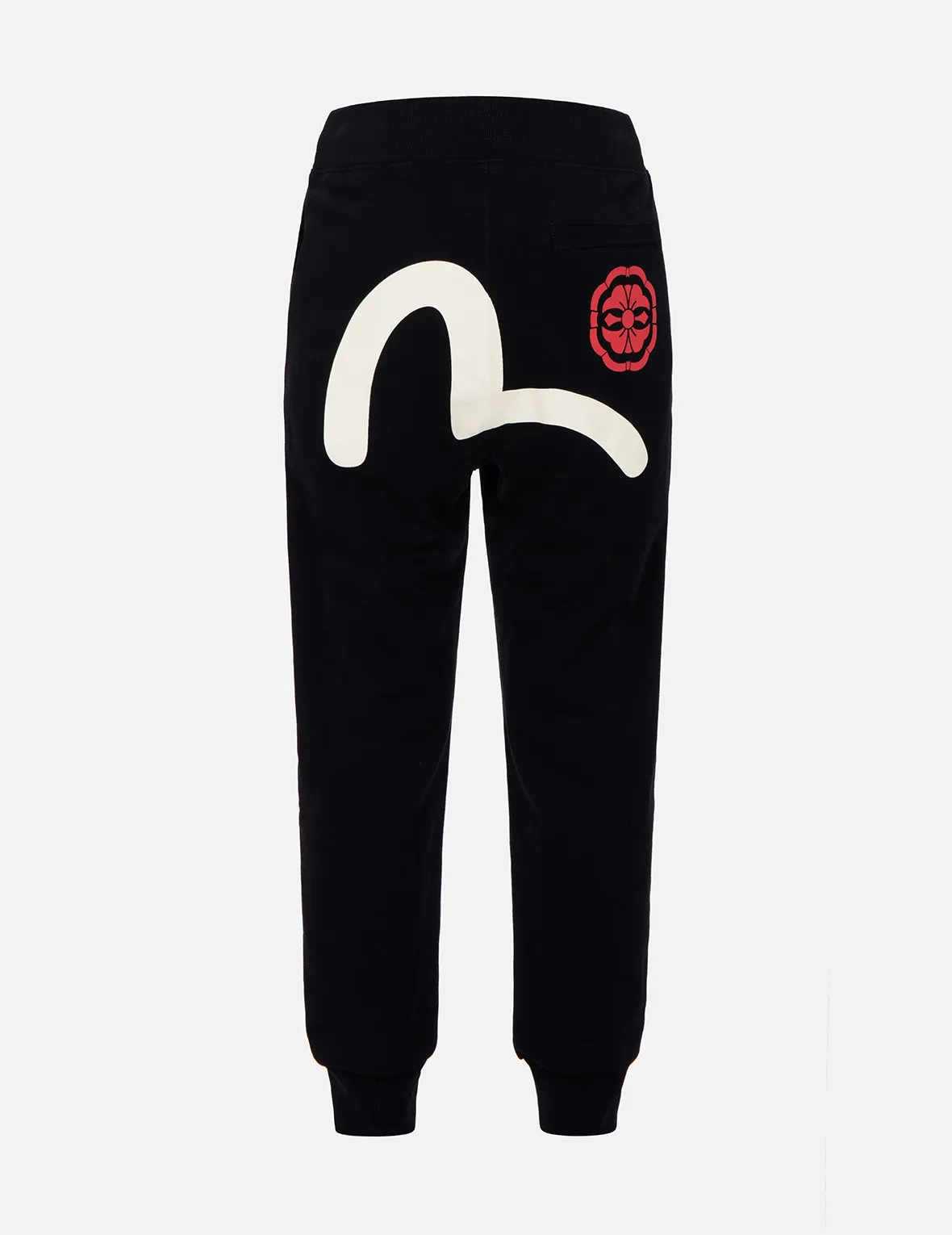 Seagull and Kamon Print Sweatpants