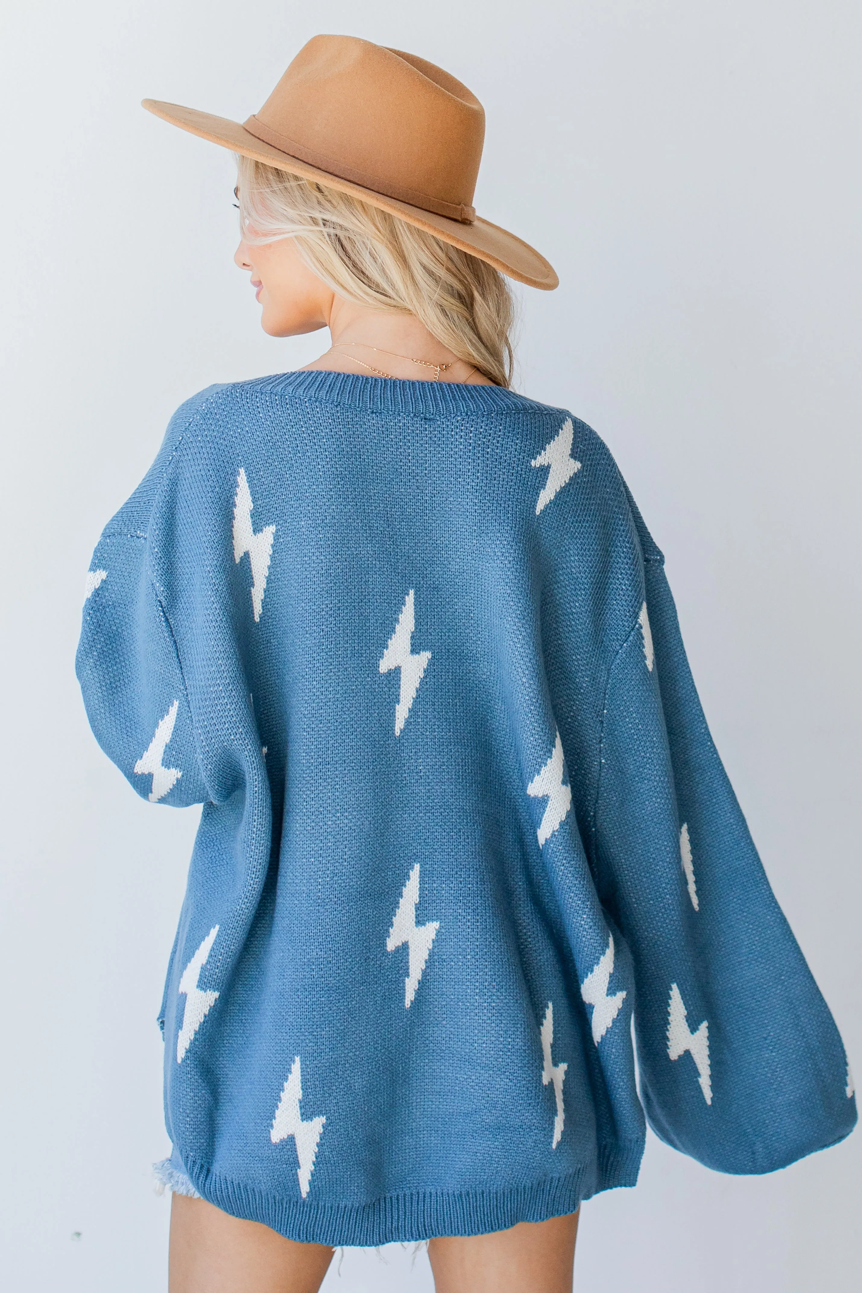 Striking Style Lightning Bolt Sweater