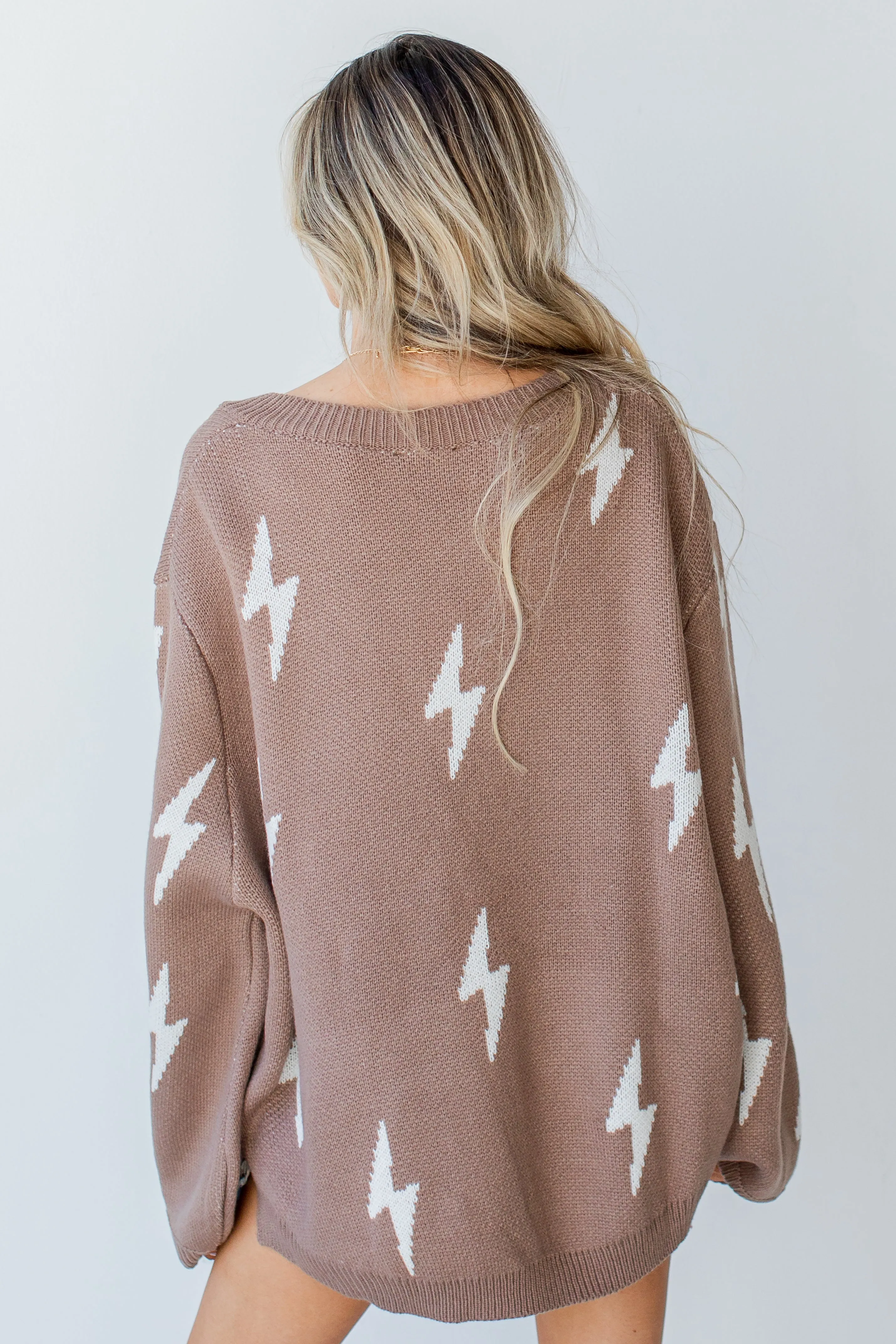 Striking Style Lightning Bolt Sweater