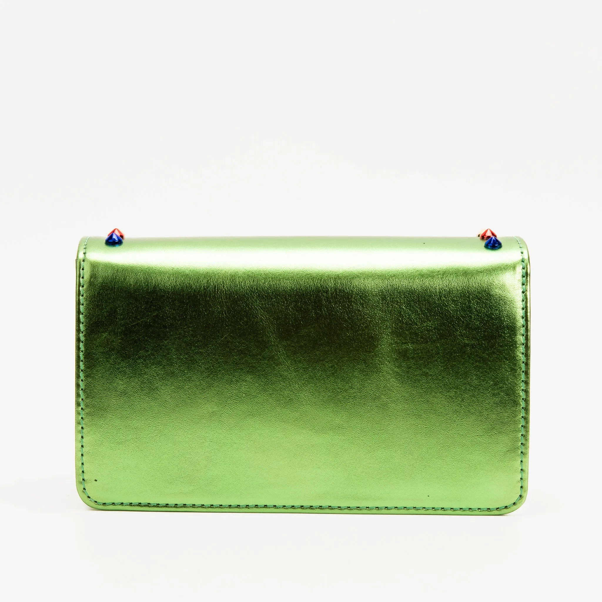 The Caris Green Leather Handbag