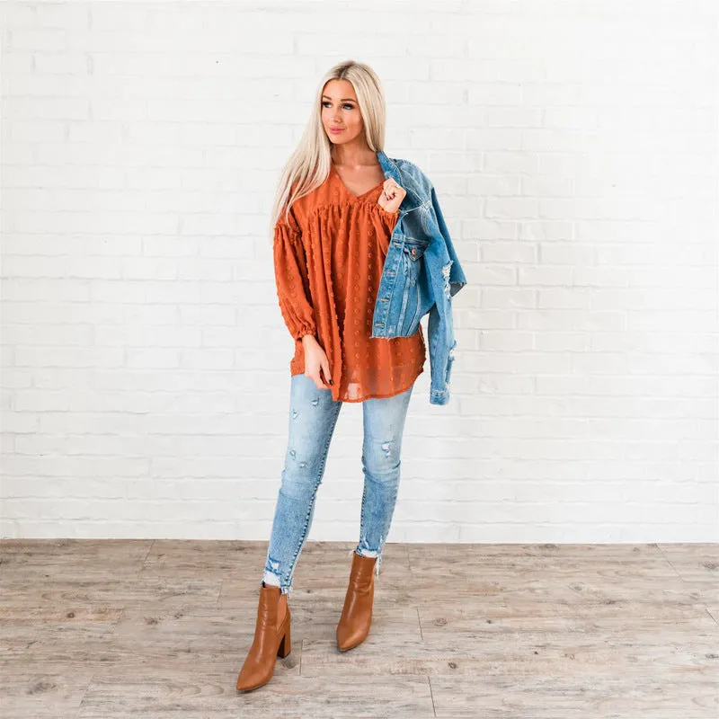 The Dottie Top: Rust